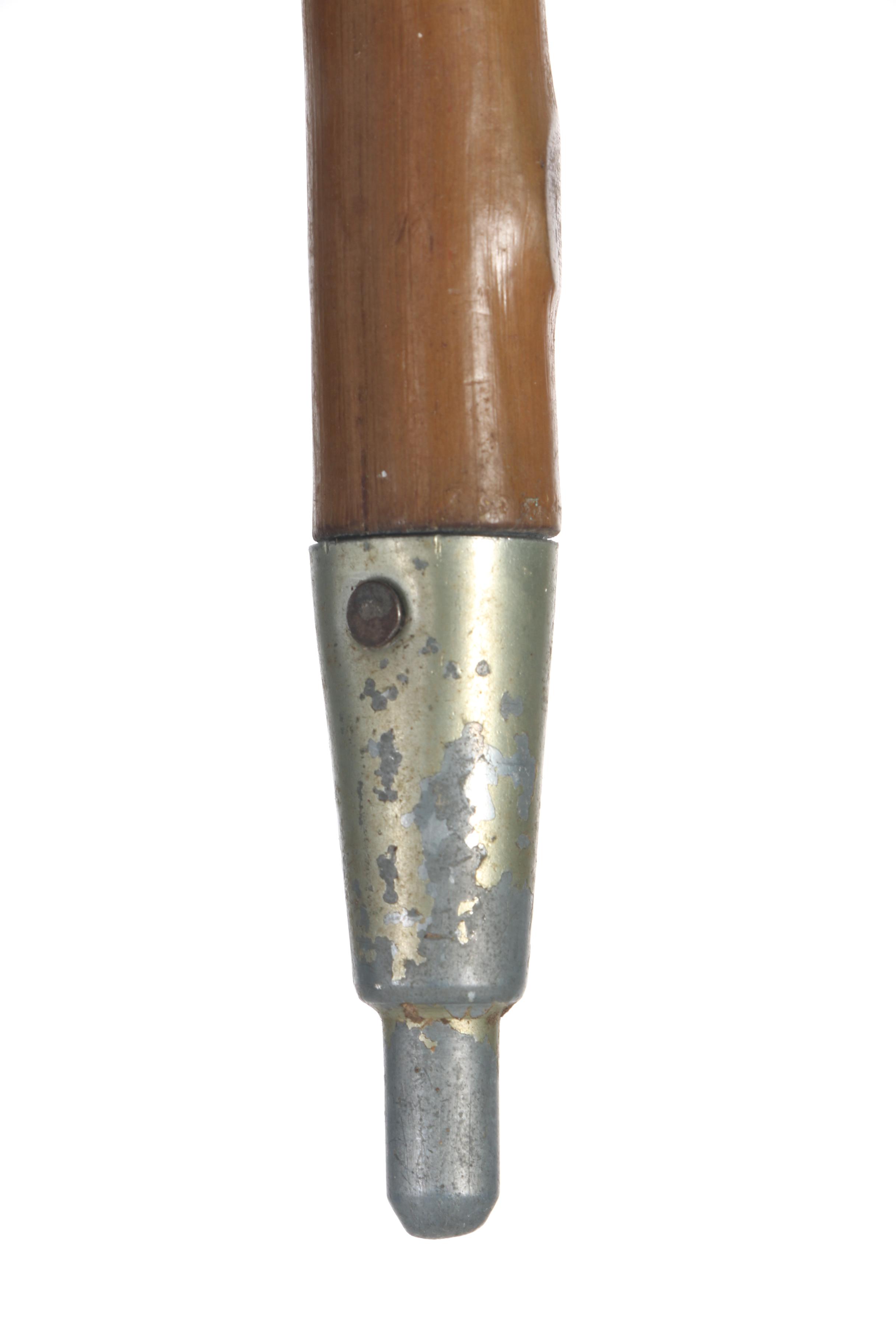 Wood Walking Cane with Travel Badges