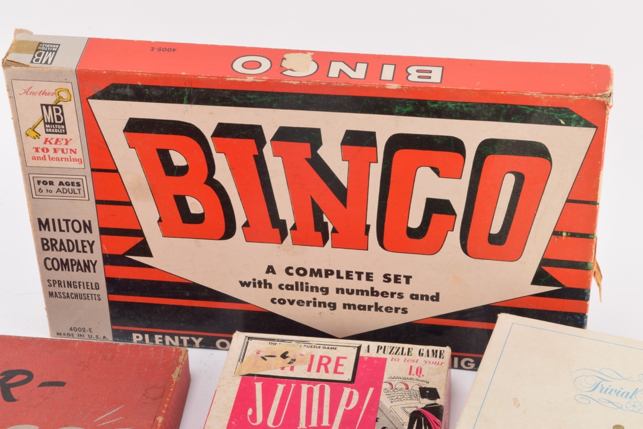 Collection of Vintage Board Games