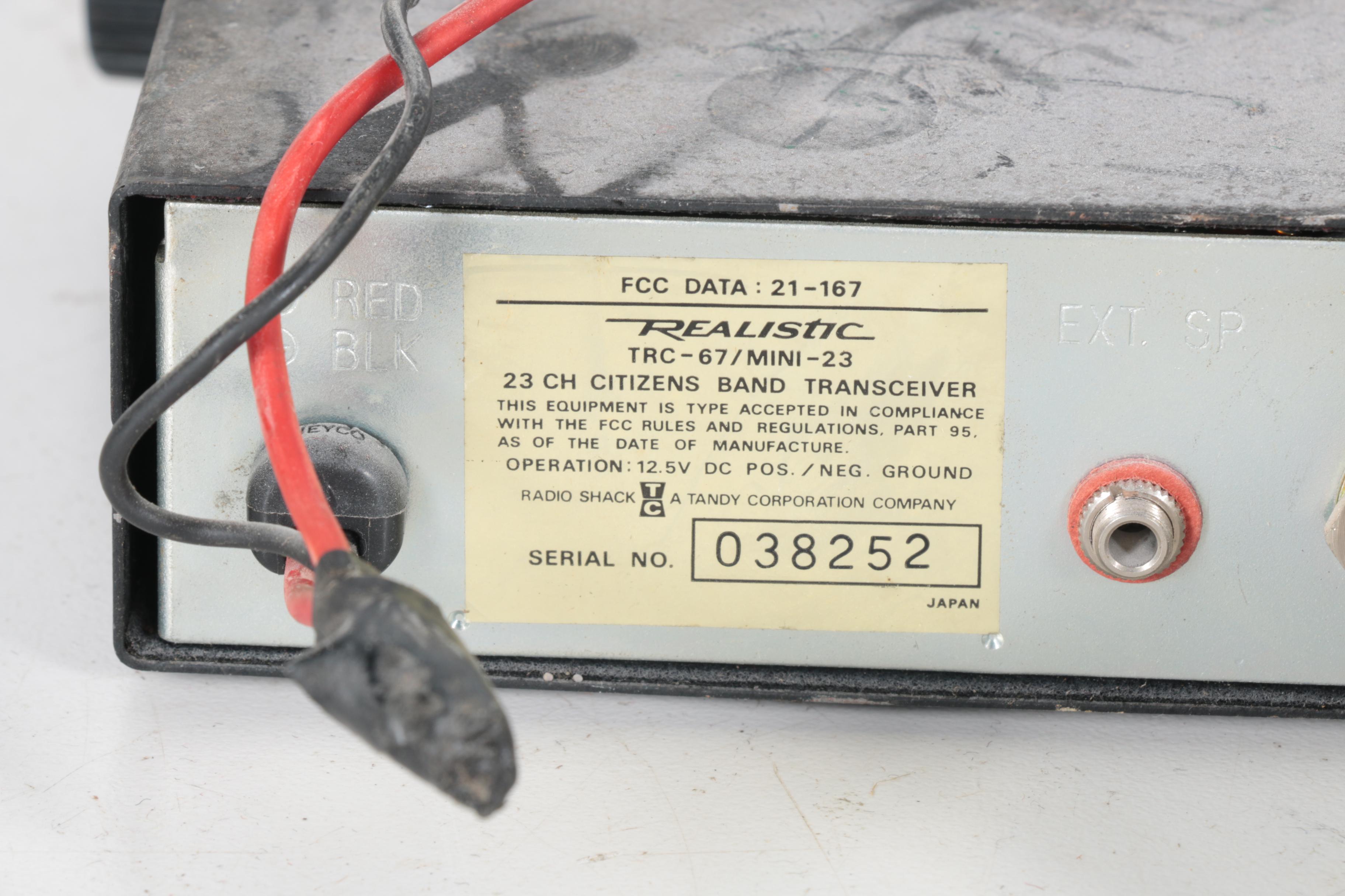 Assorted Vintage CB Radios