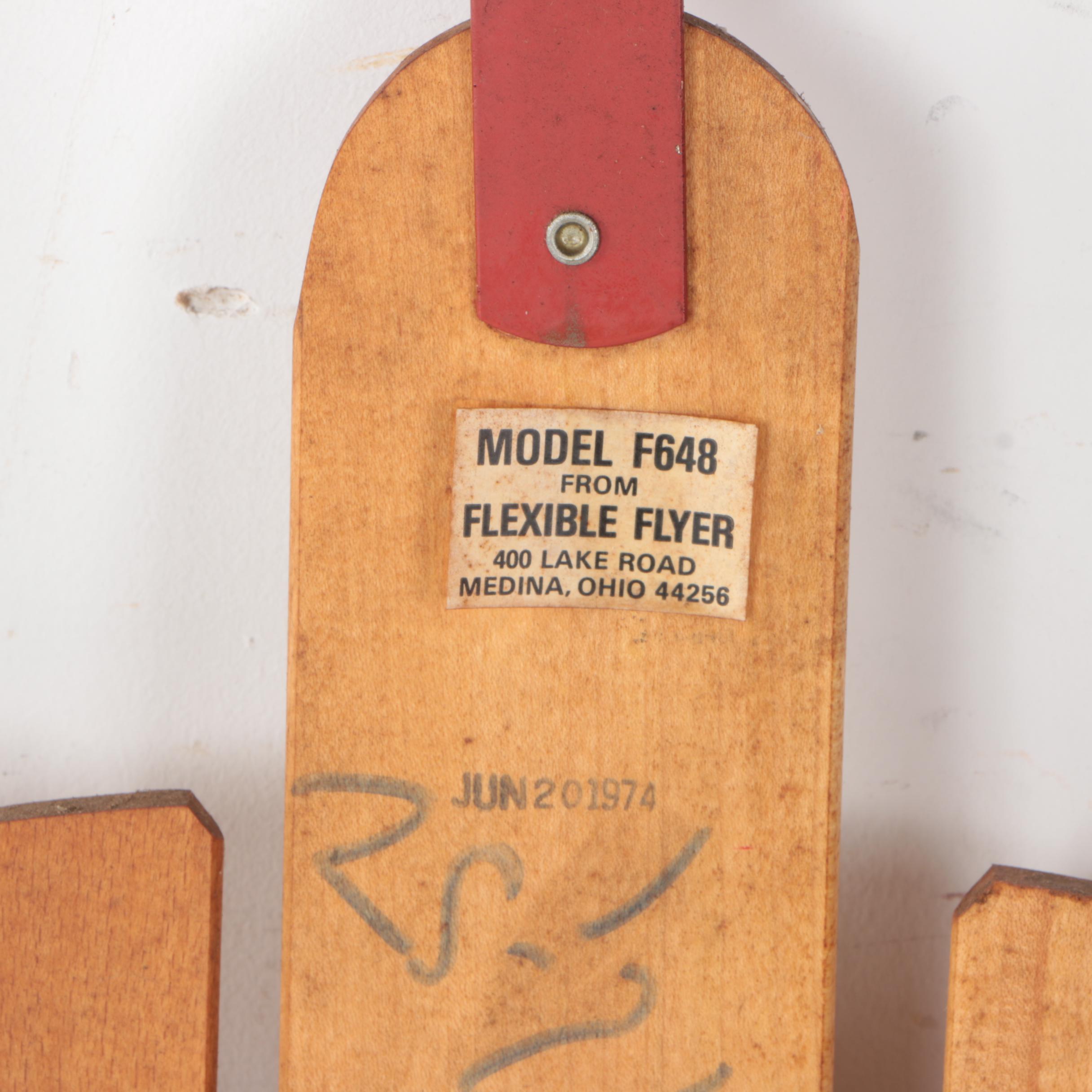 Flexible Flyer II Wood Sled