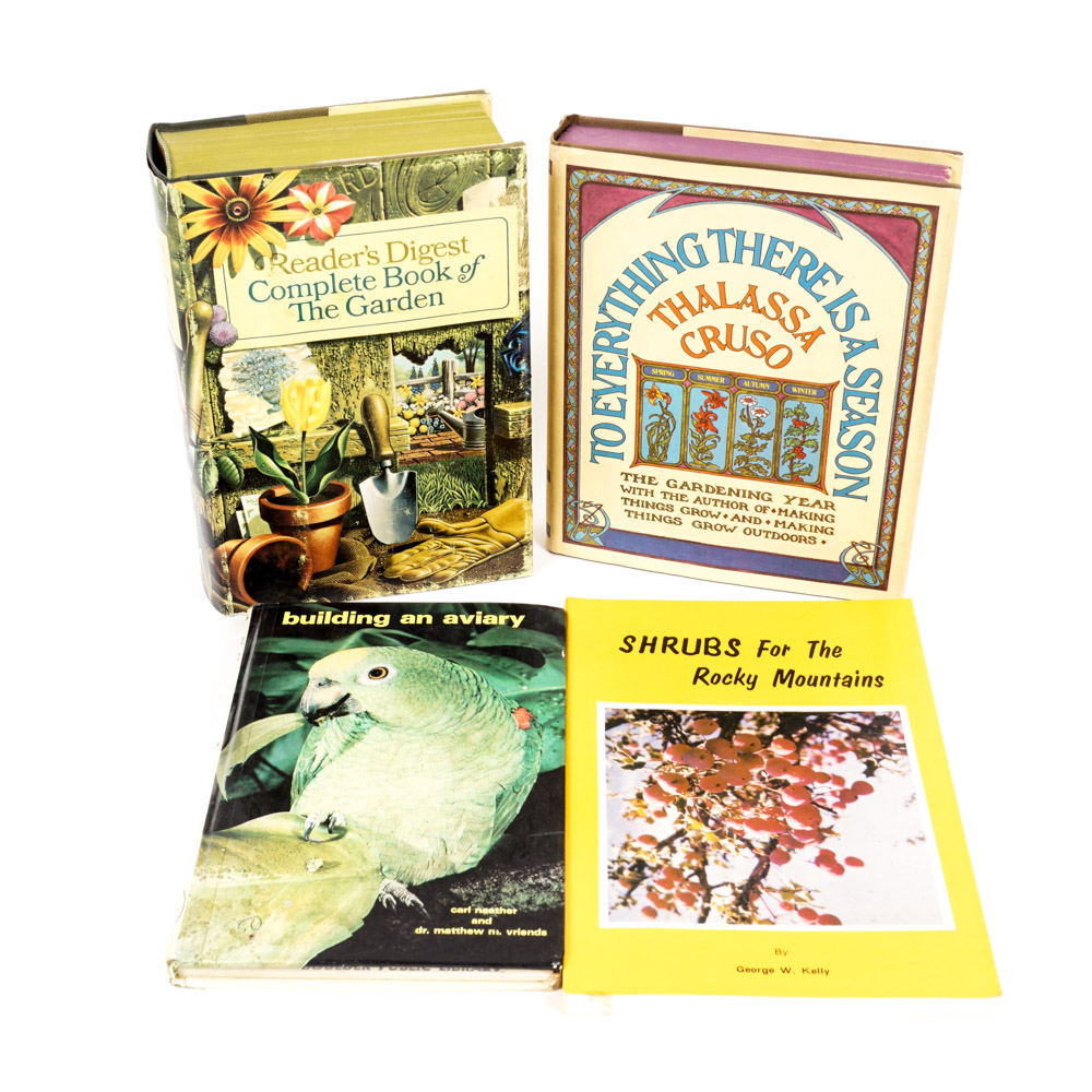 Vintage Nature and Gardening Books
