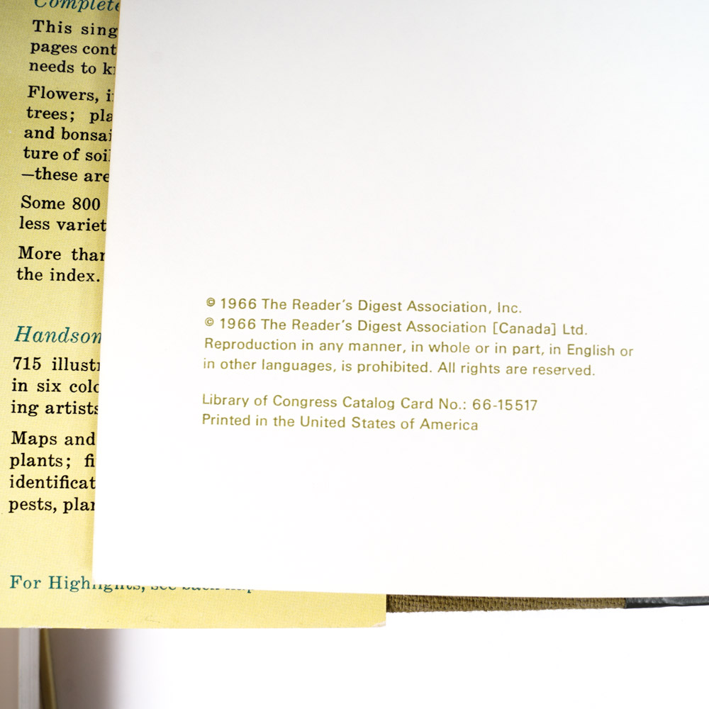 Vintage Nature and Gardening Books