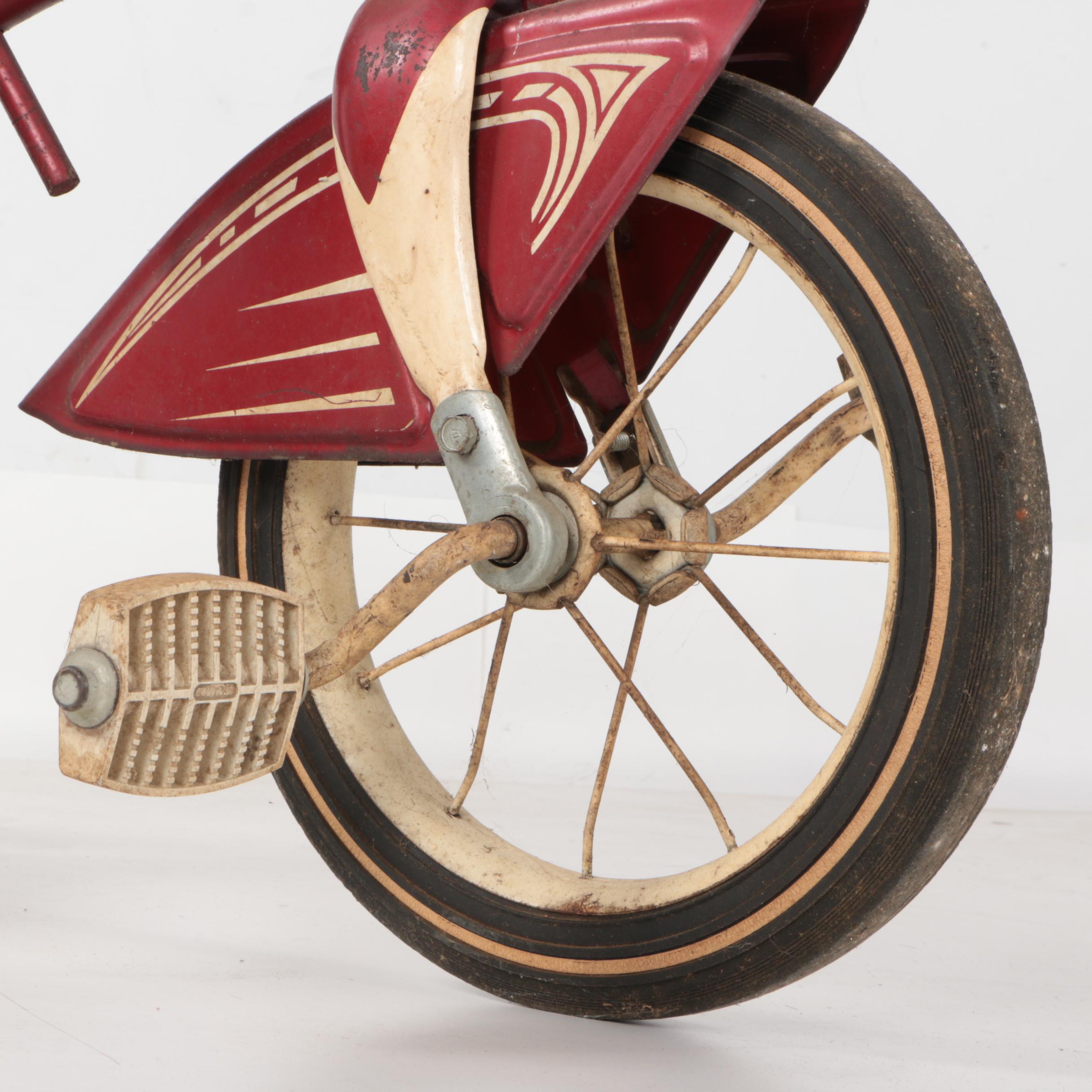 1960s Evans Red Tricycle