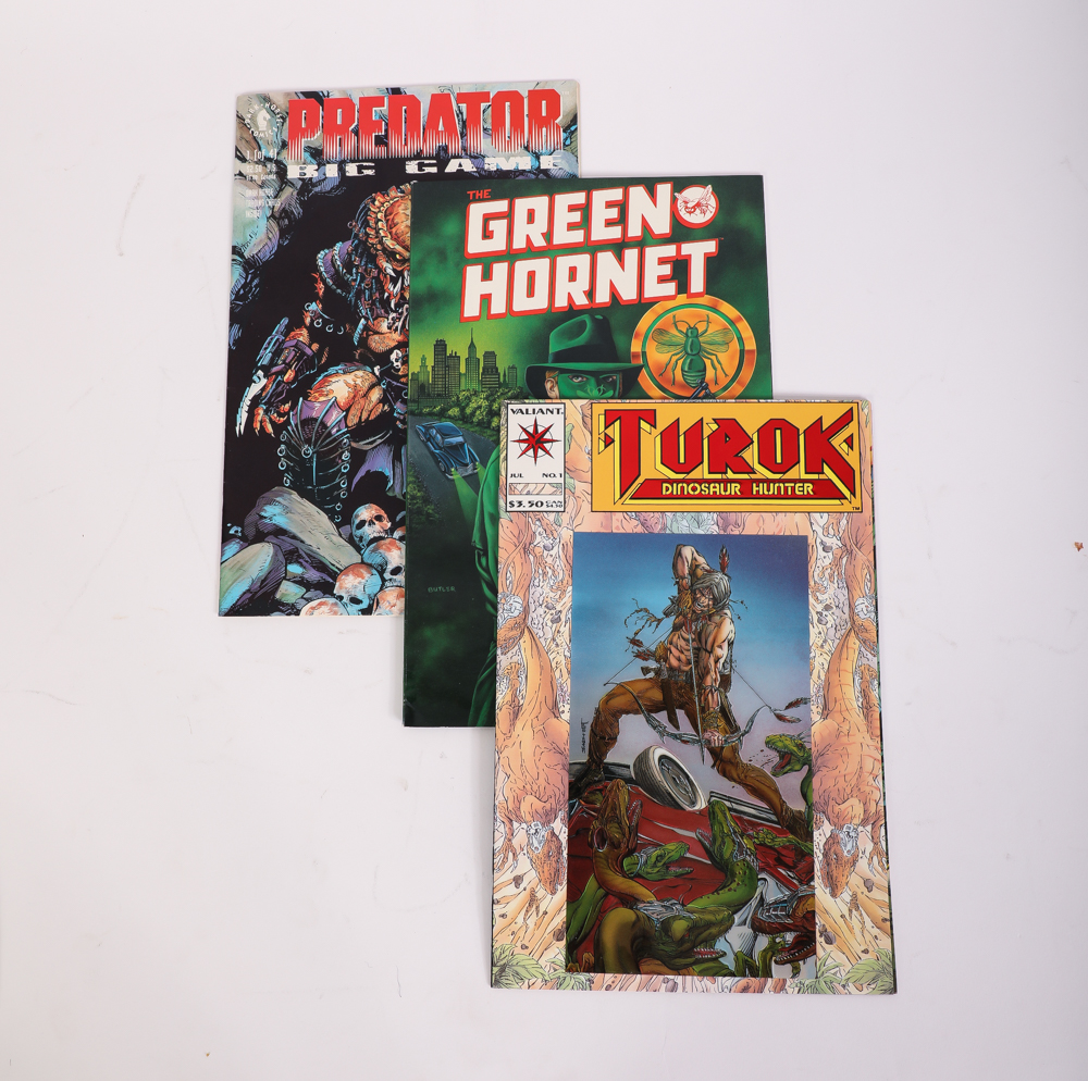 The Predator, Green Hornet, & Turok Comic Books