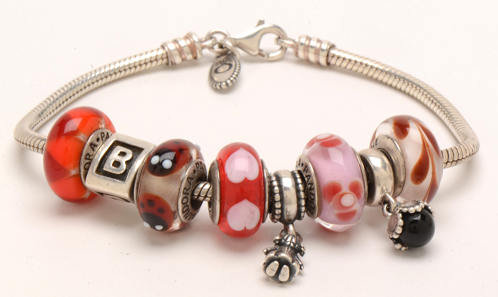 Pandora Sterling Silver Charm Bracelet