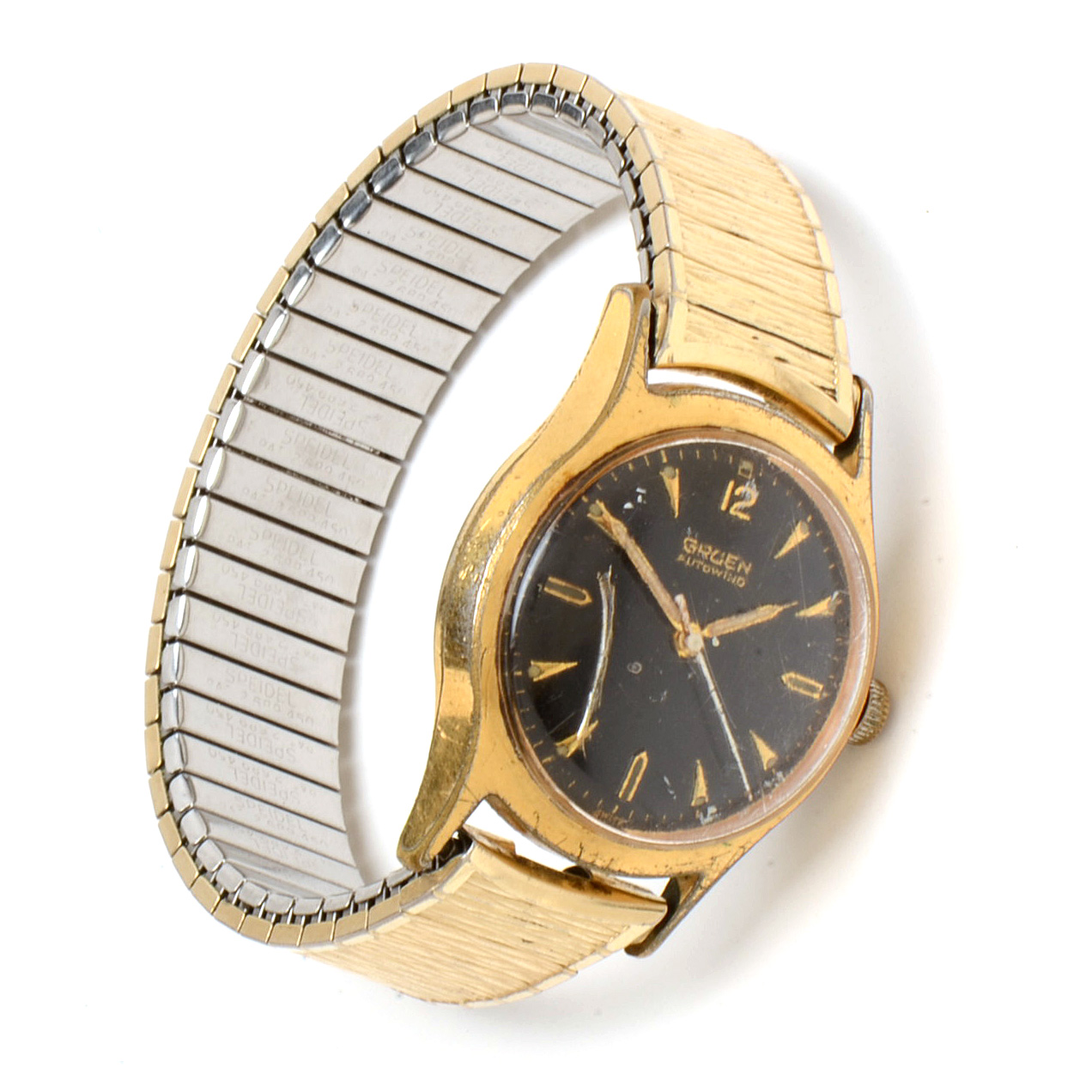 Gruen Autowind Gold-Tone Watch