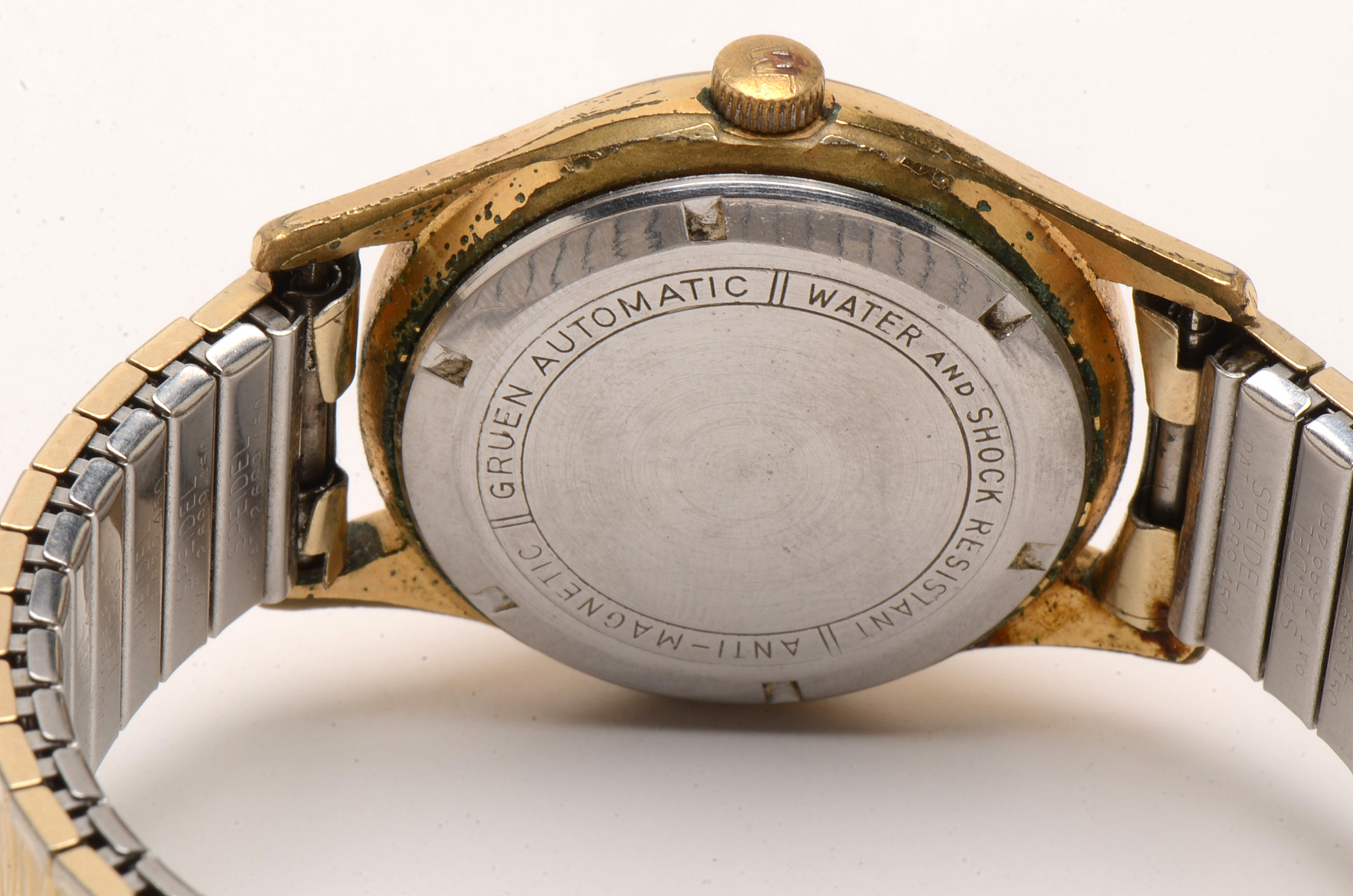 Gruen Autowind Gold-Tone Watch