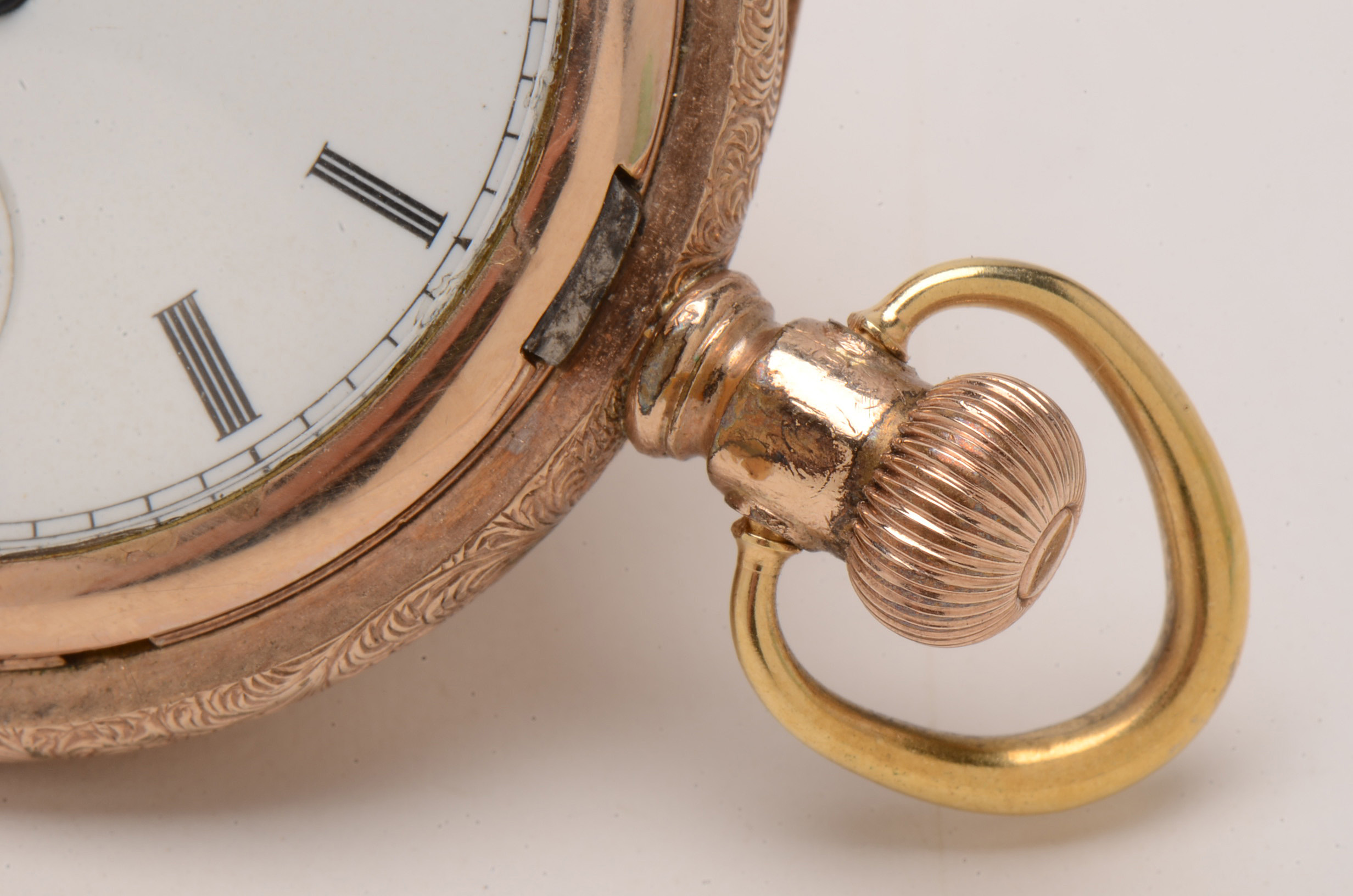 Antique Elgin Rovelstad Bros Gold Filled Full-Hunter Pocket Watch