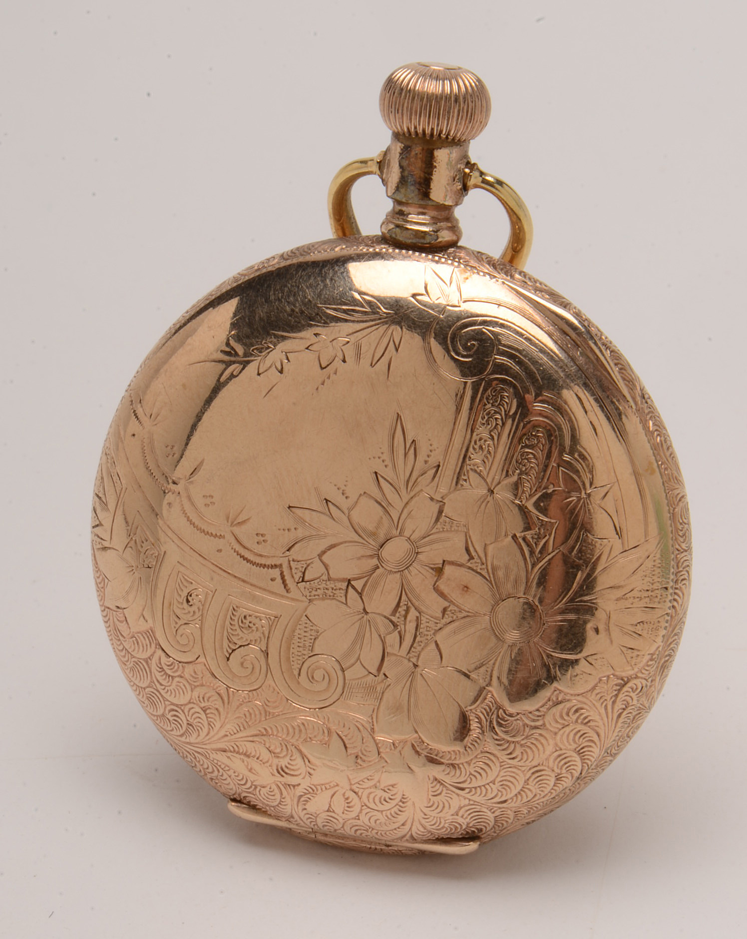 Antique Elgin Rovelstad Bros Gold Filled Full-Hunter Pocket Watch