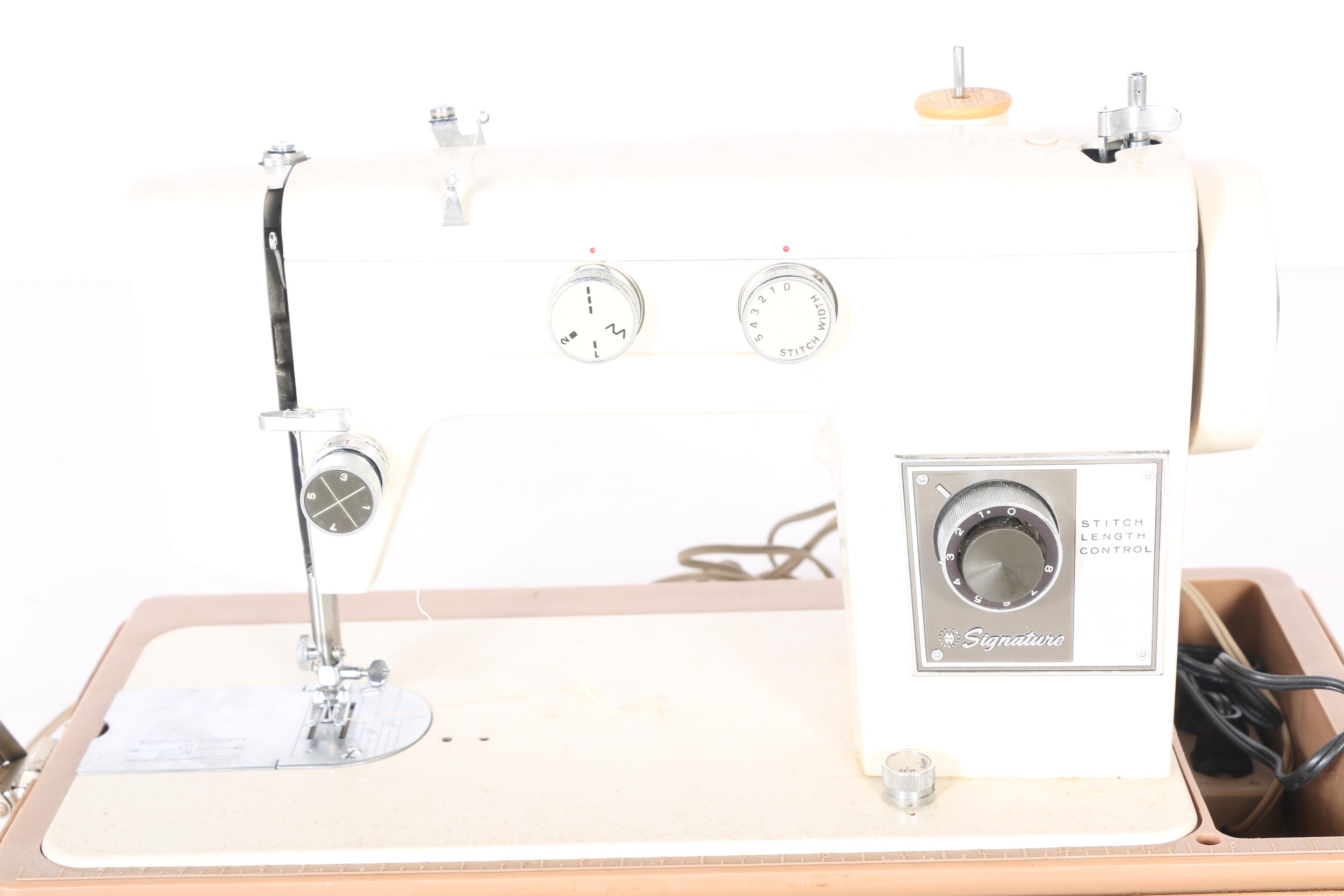 Vintage Signature Sewing Machine