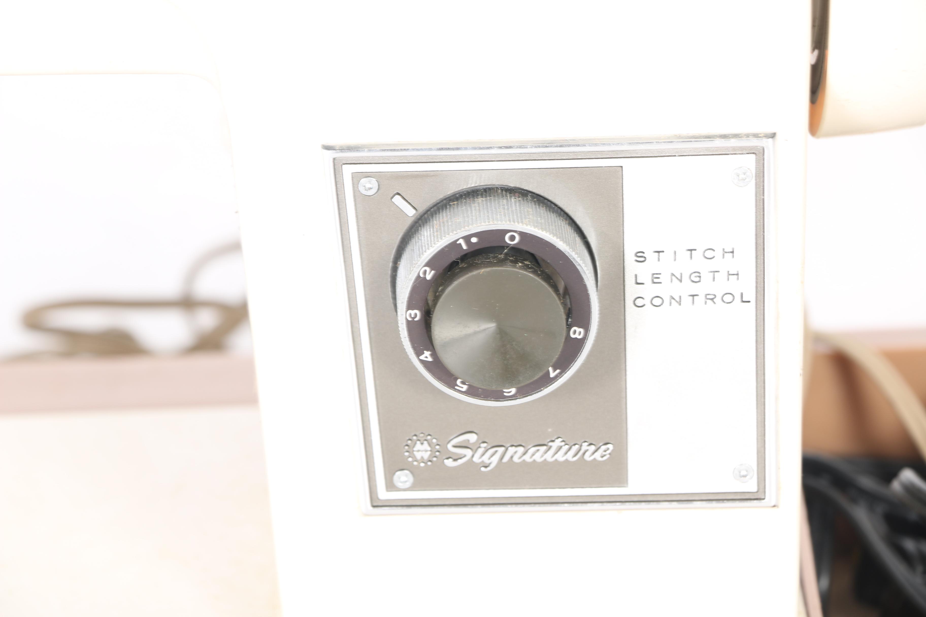 Vintage Signature Sewing Machine