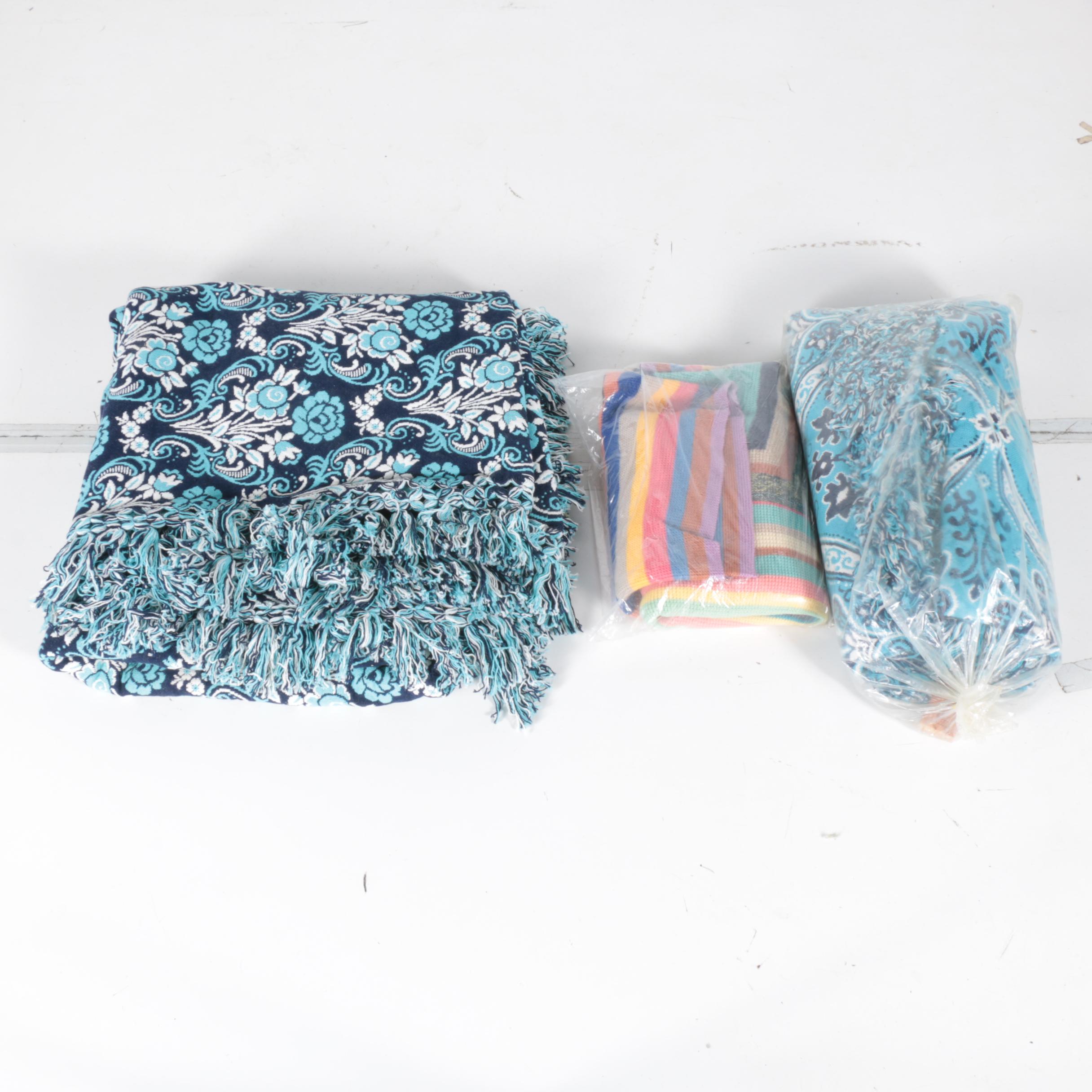 Damask Bedspread and Blankets