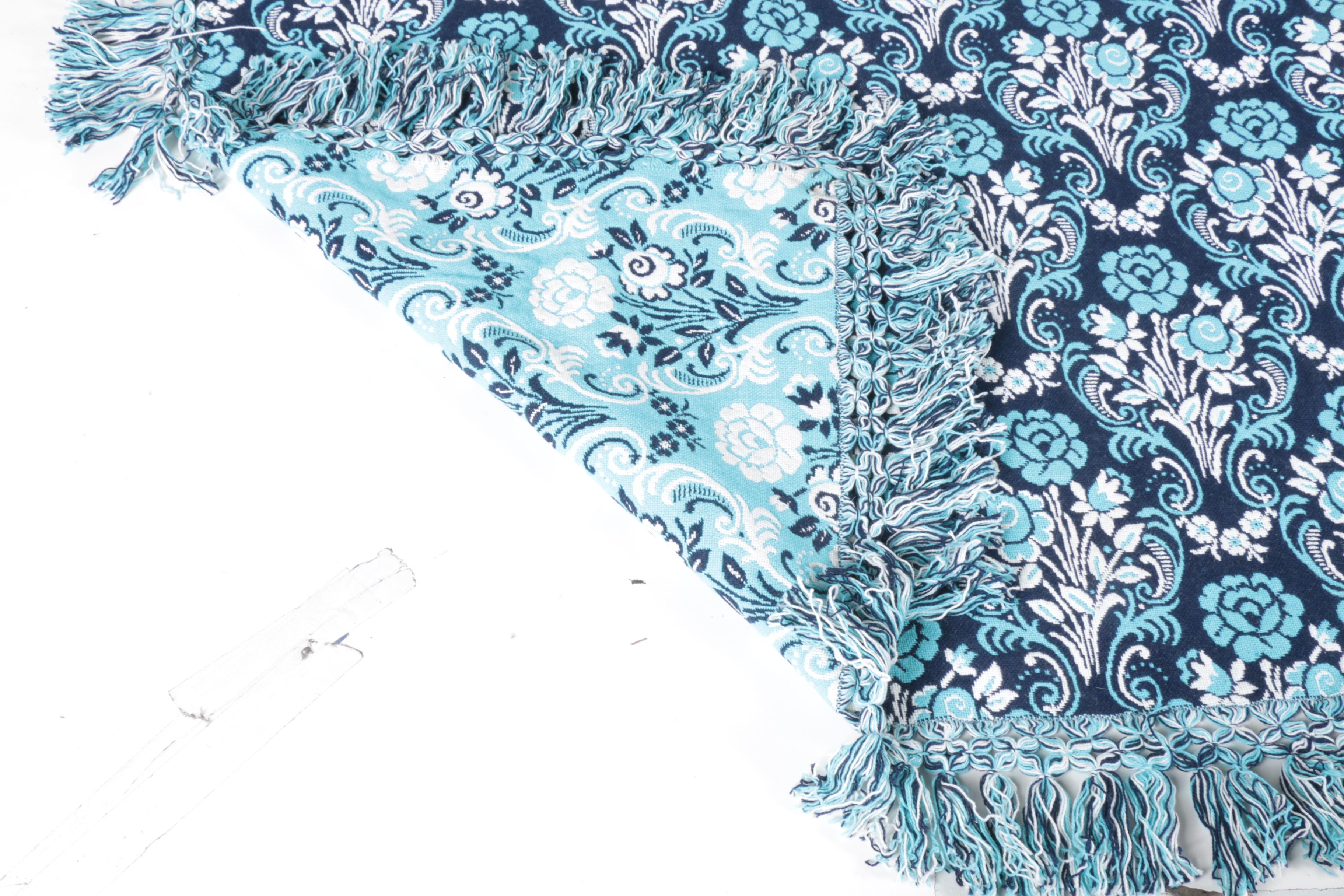 Damask Bedspread and Blankets