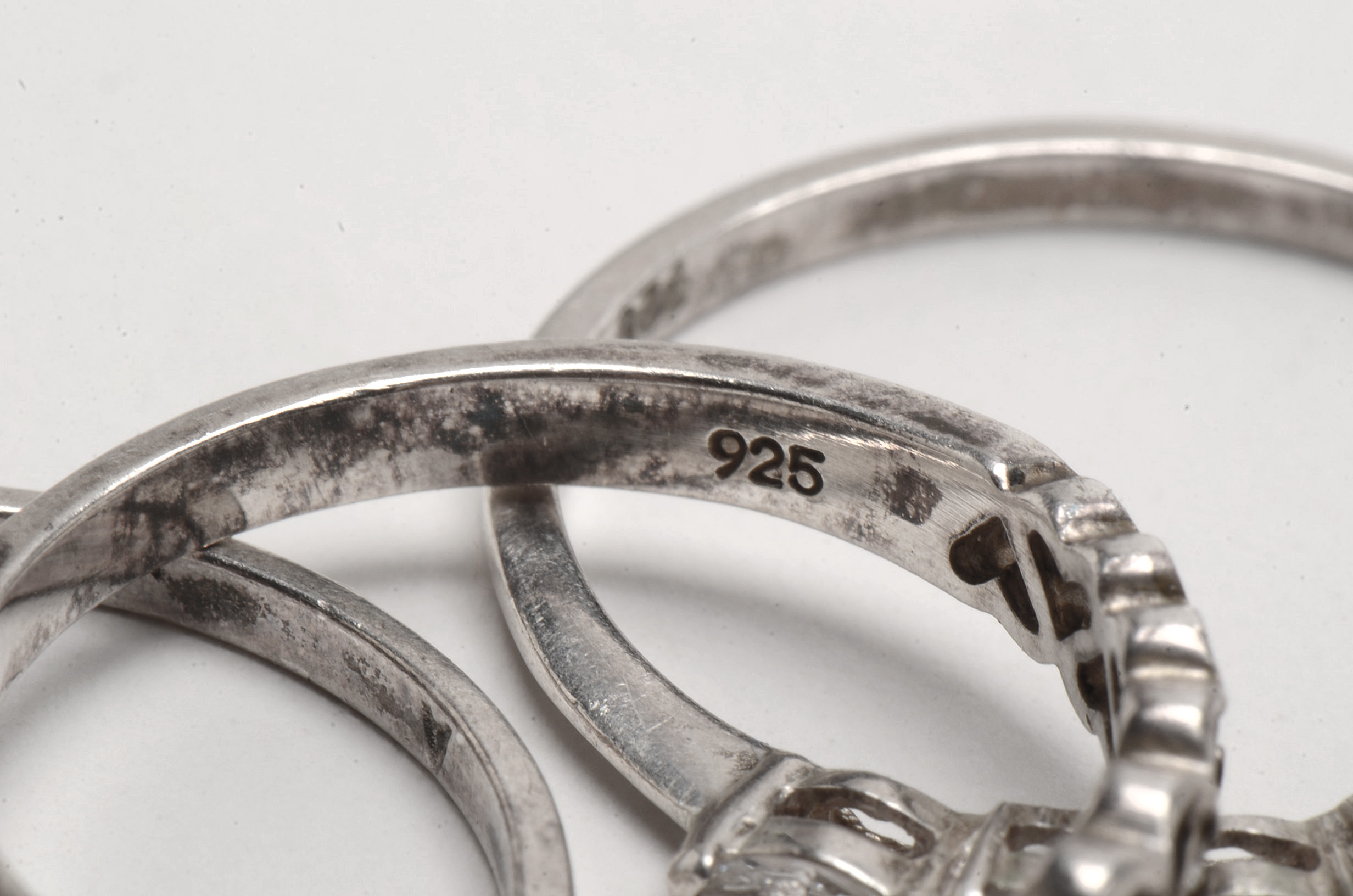 Assortment of Sterling Silver Cubic Zirconia Rings and More