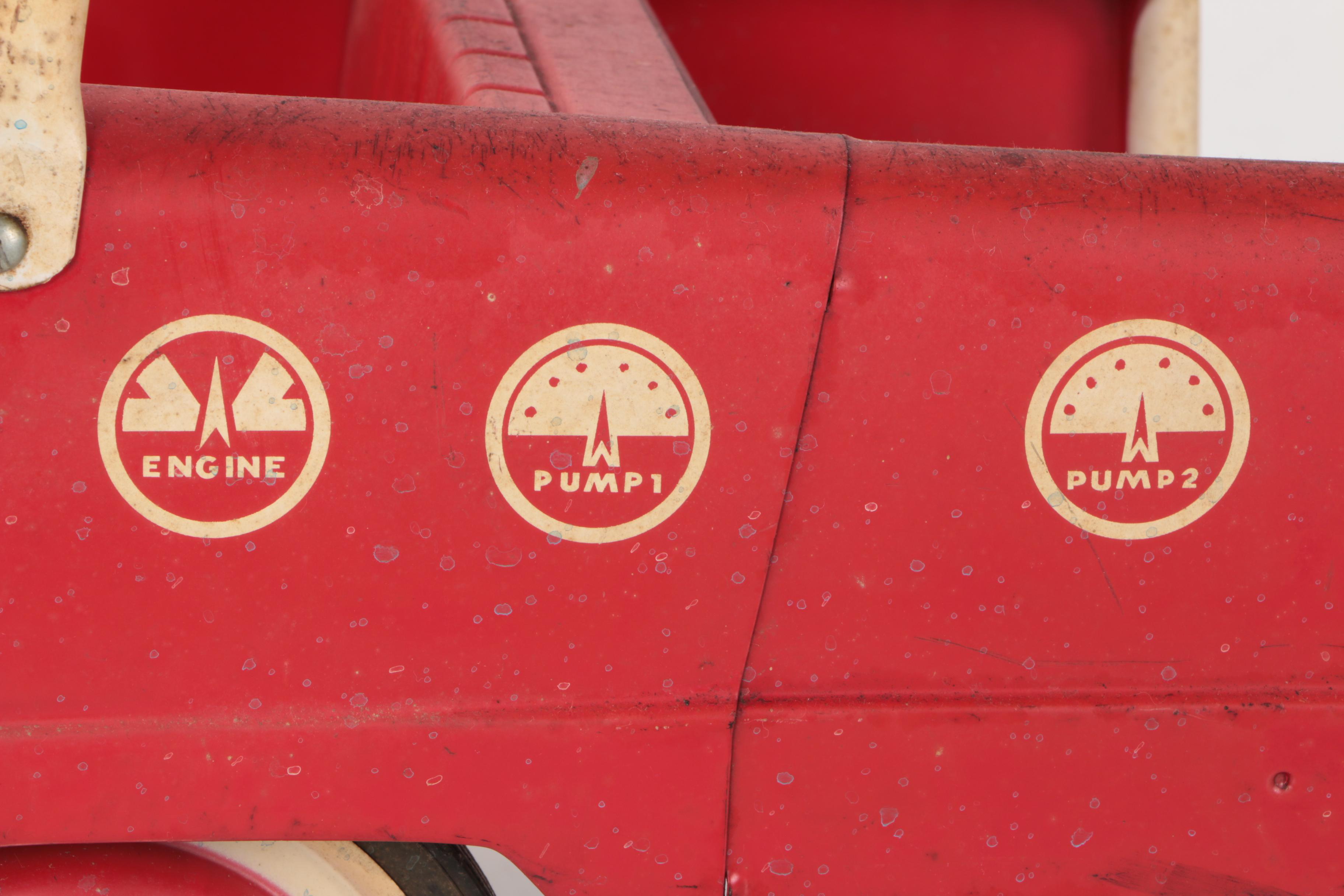 Vintage Murray Fire Engine Pedal Car