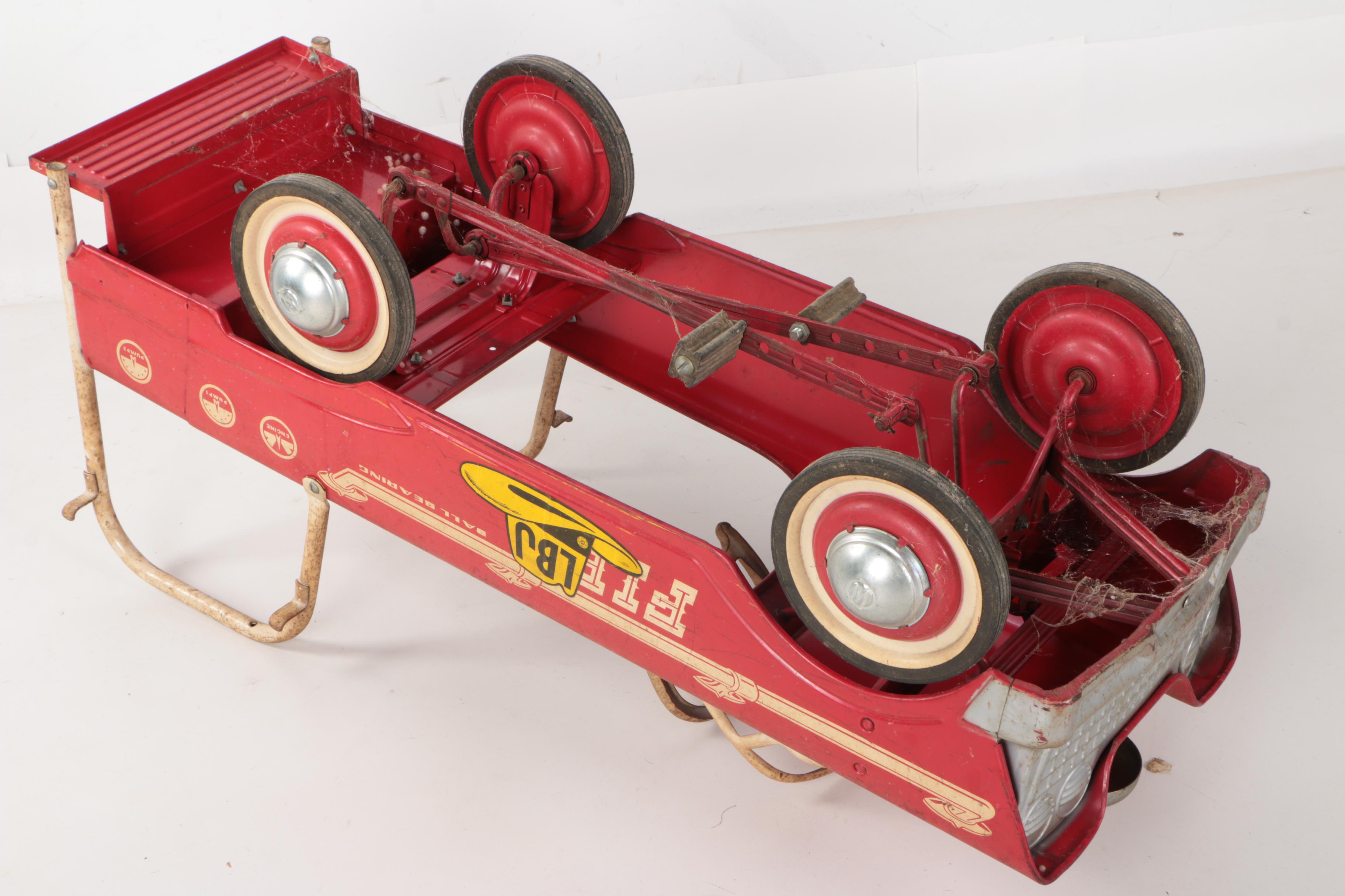 Vintage Murray Fire Engine Pedal Car