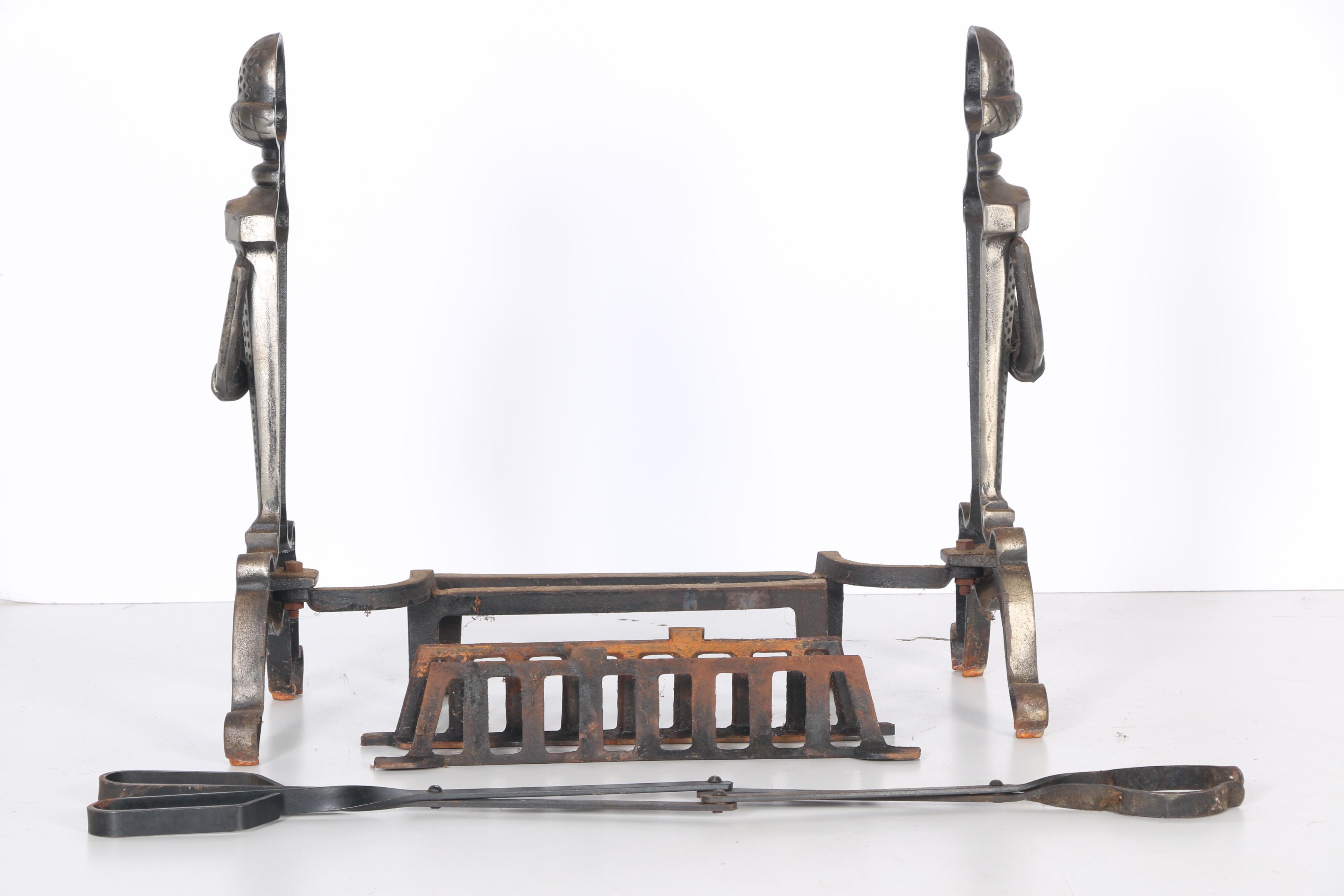 Assortment of Fireplace Décor