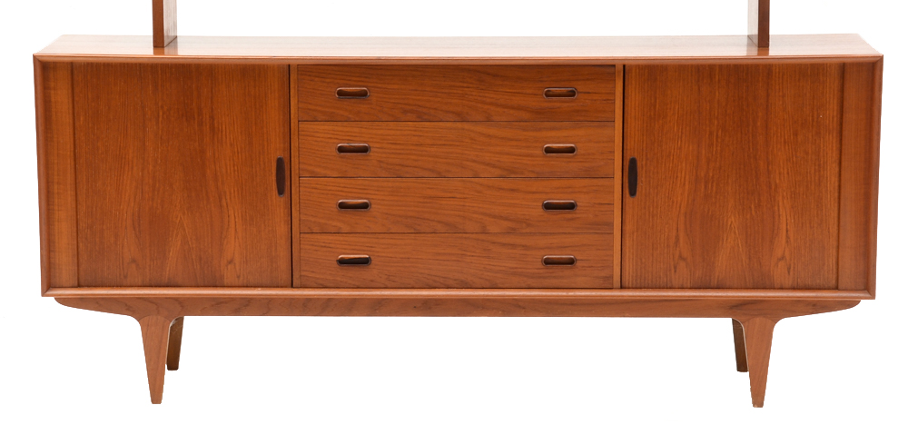 Danish Modern Sideboard with Hutch