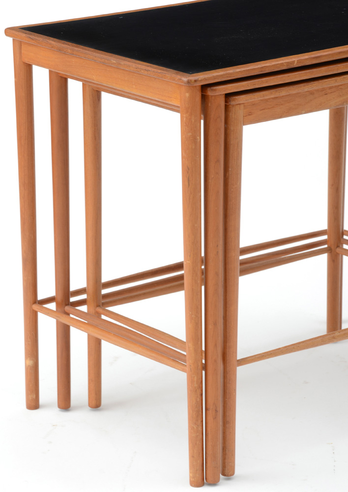 Danish Modern Teak Nesting Tables by Poul Jeppesen