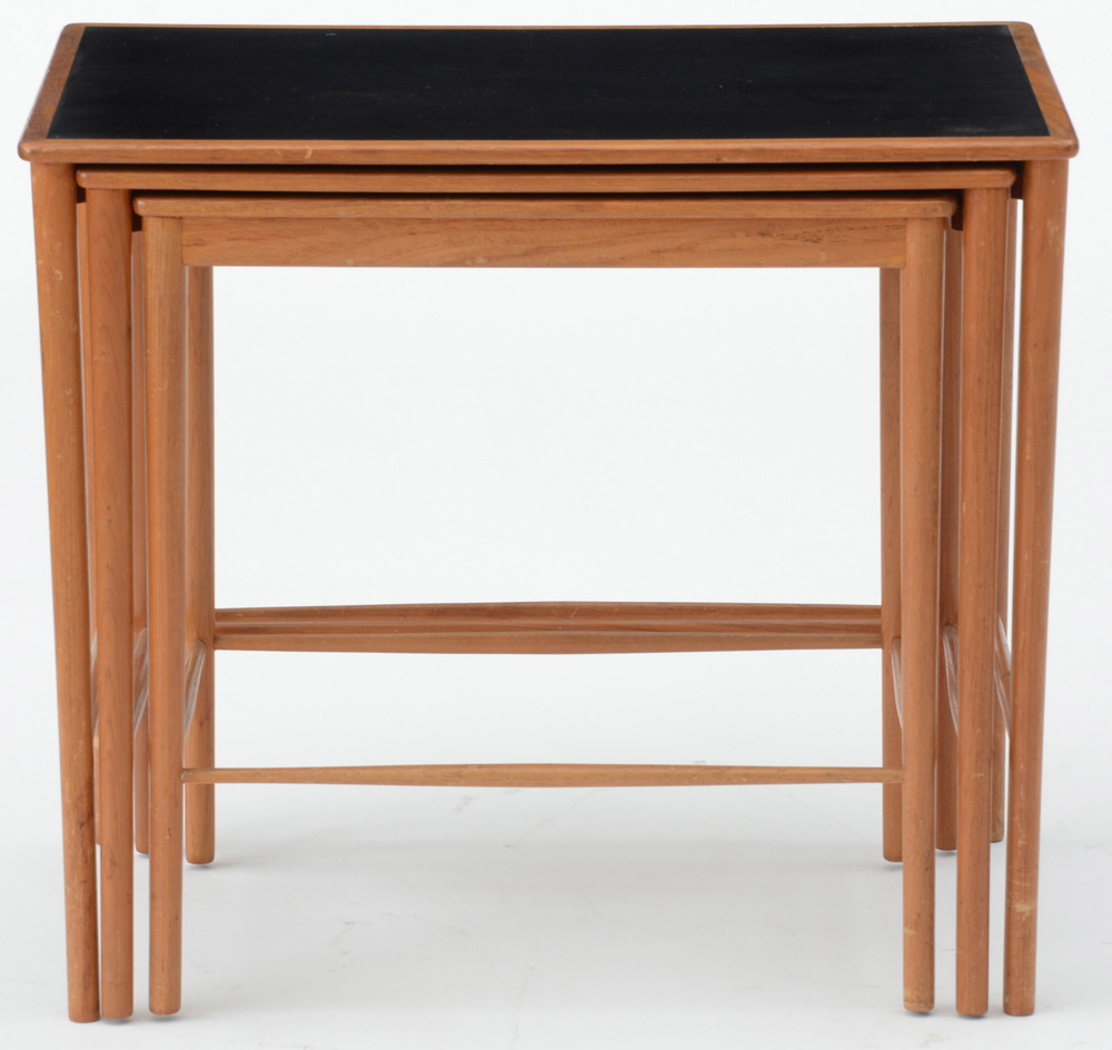 Danish Modern Teak Nesting Tables by Poul Jeppesen