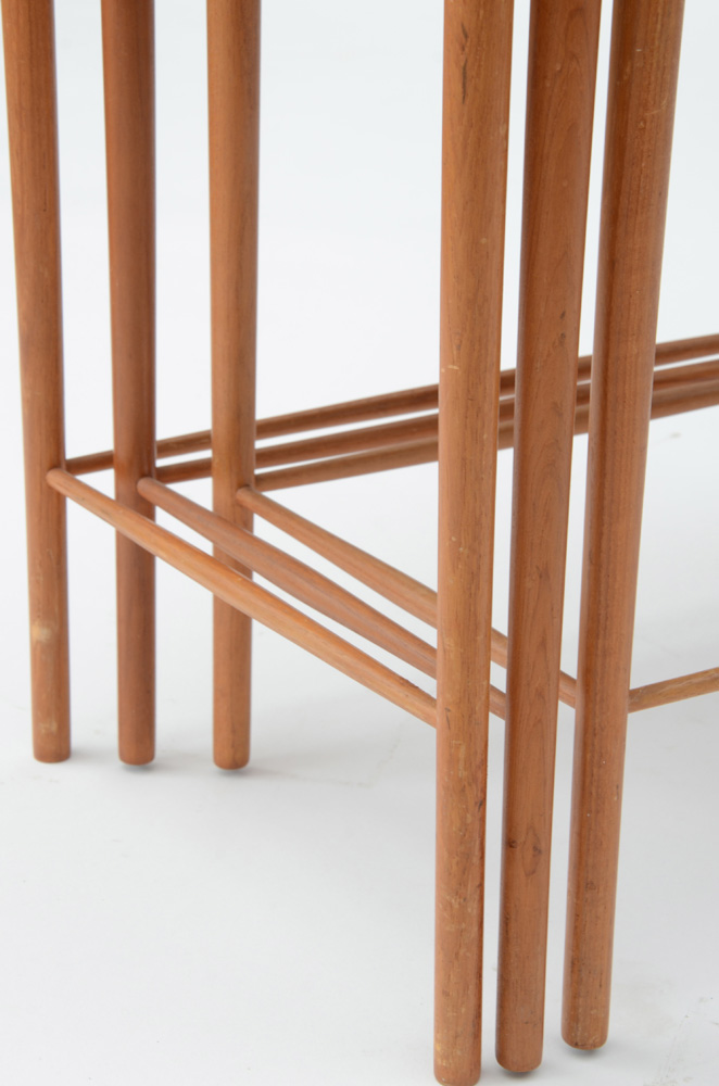 Danish Modern Teak Nesting Tables by Poul Jeppesen