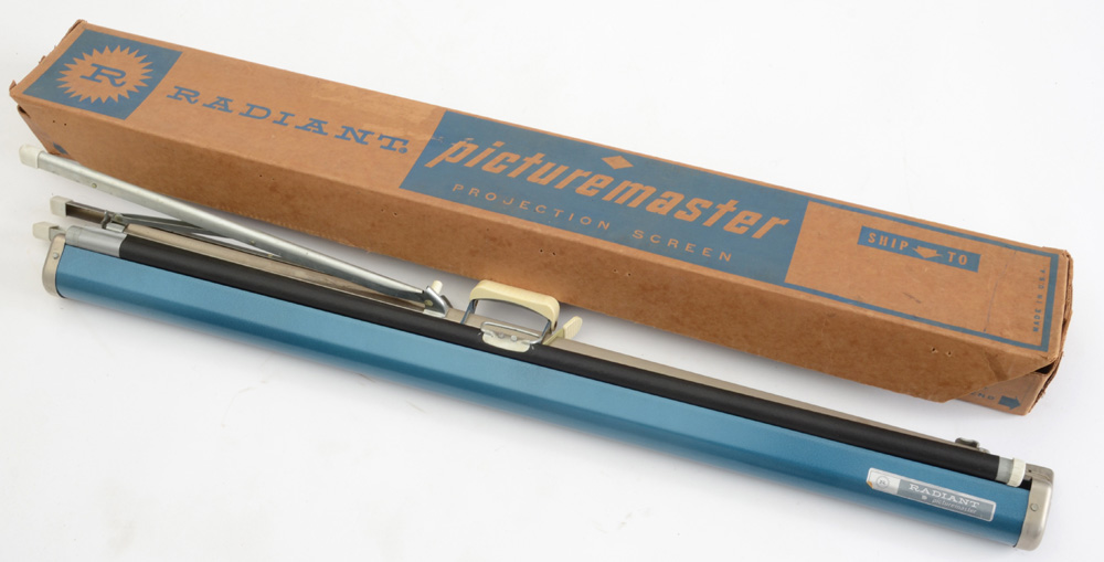 Vintage Overhead Projector with Screen