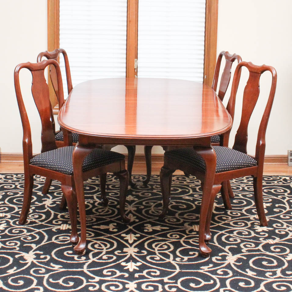Queen Anne Style Cherry Dining Set by Knob Creek
