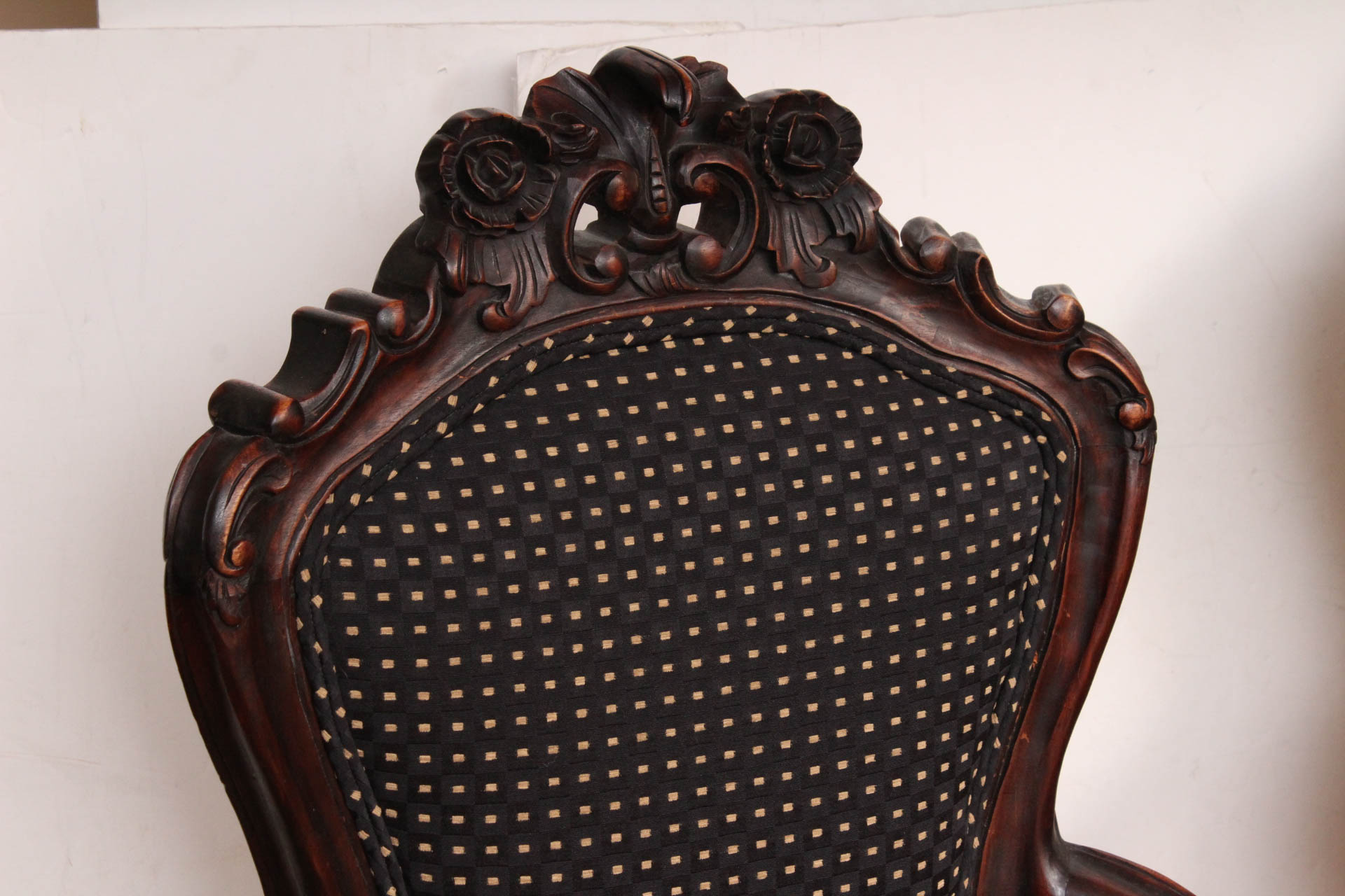 Antique Baroque Style Fauteuil Pair