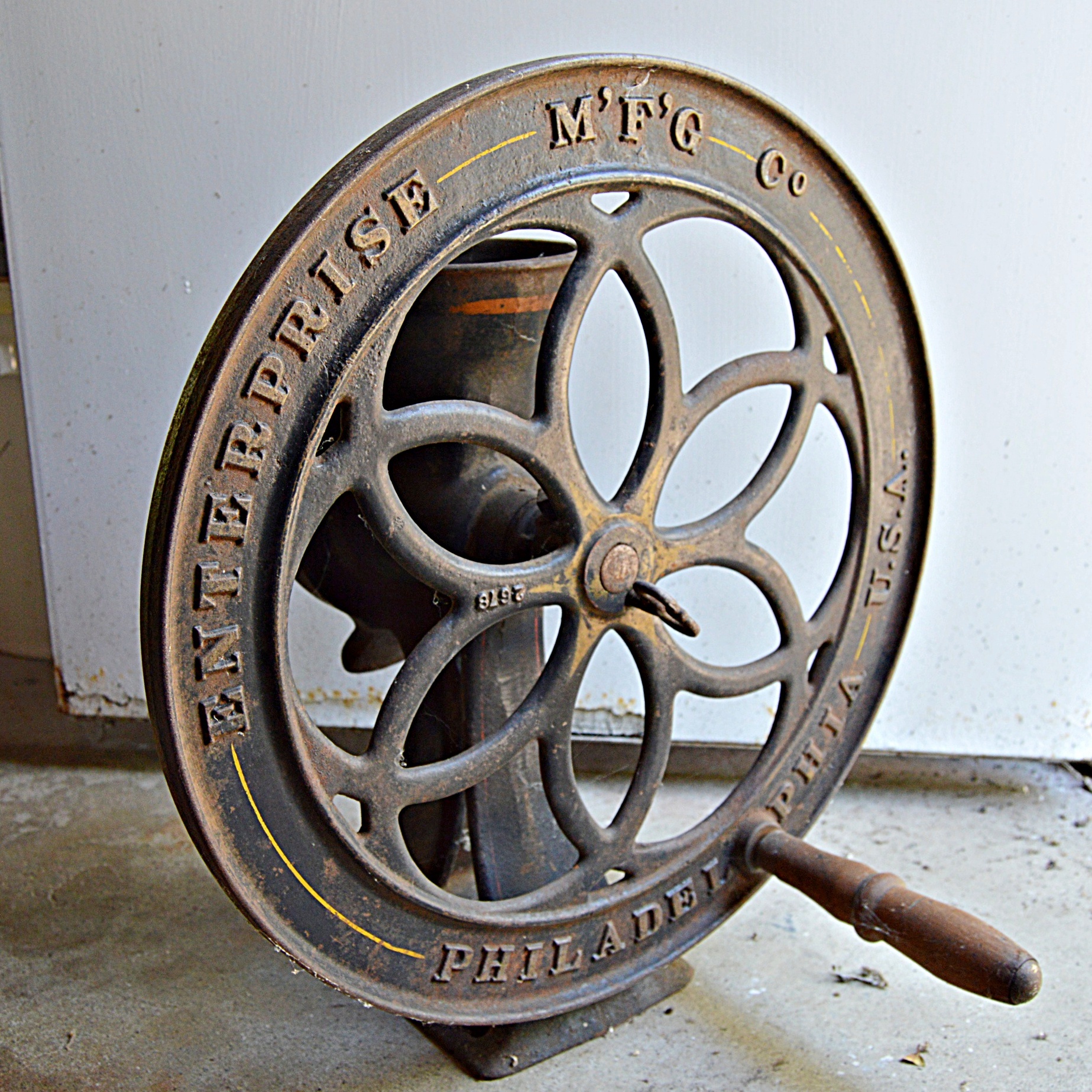 Antique Enterprise Cast Iron Coffee Grinder