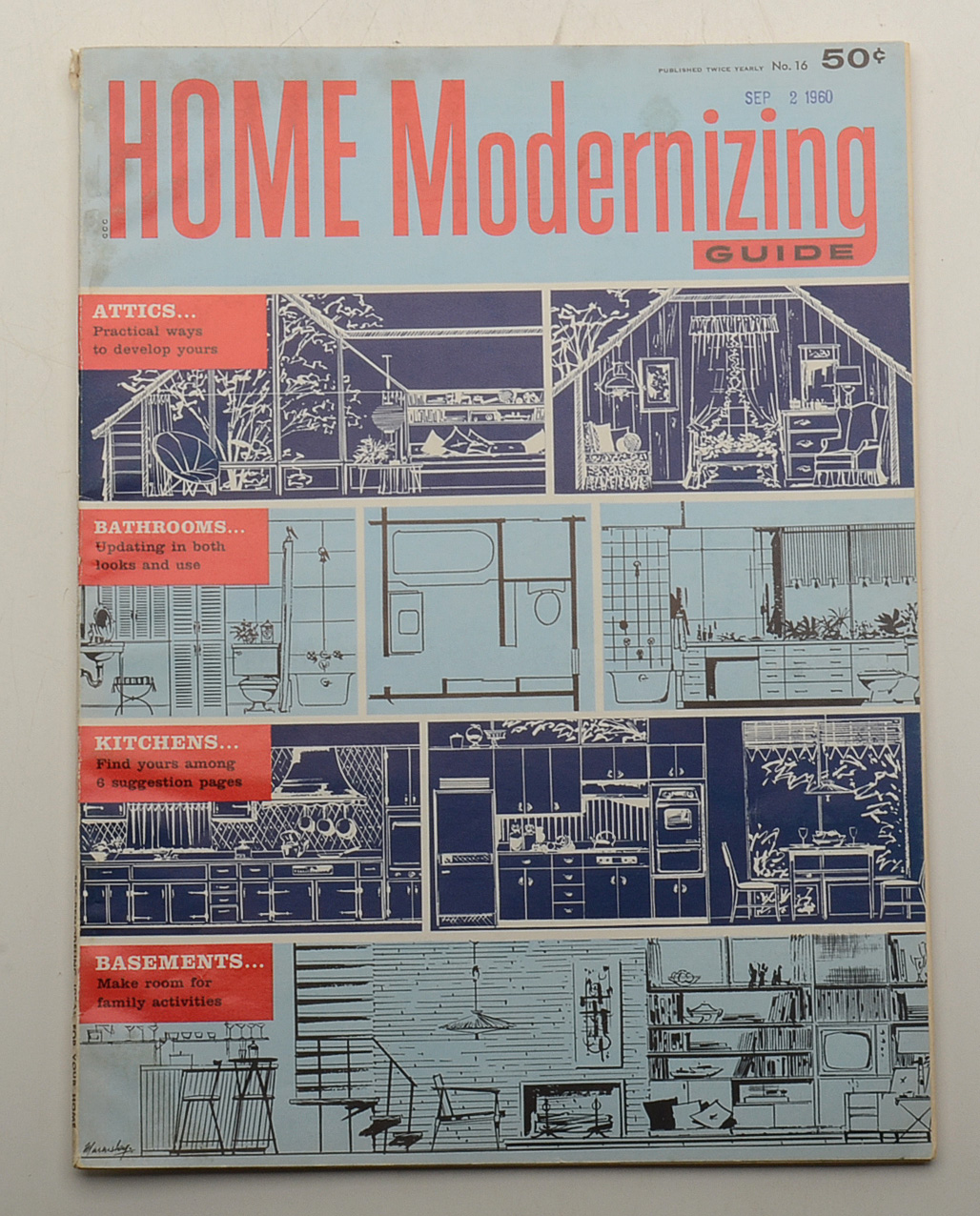 1950s-1960s Era Home Decorating Magazines and Catalogs