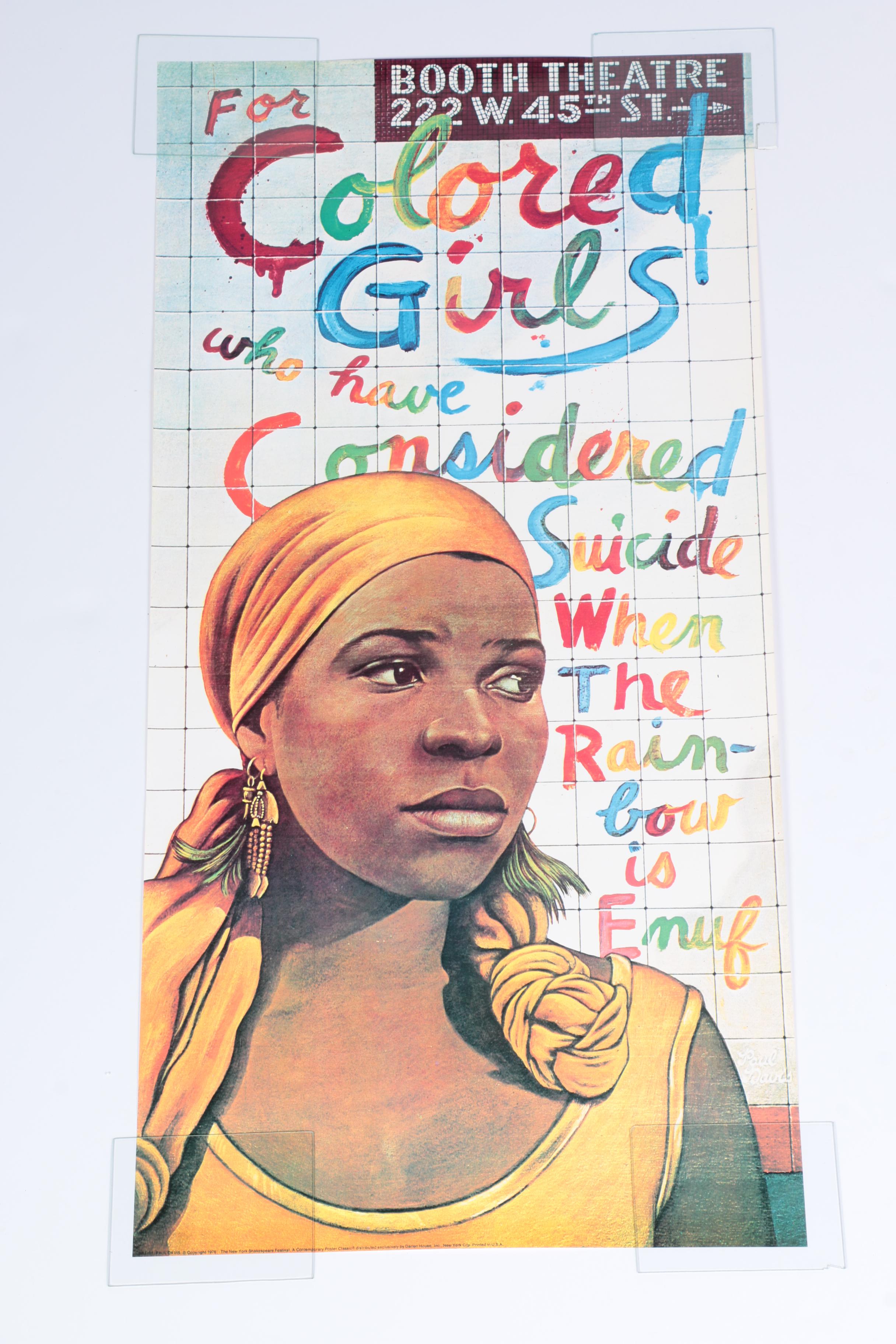 Posters "For Colored Girls Who Have Considered Suicide When the Rainbow Is Enuf"