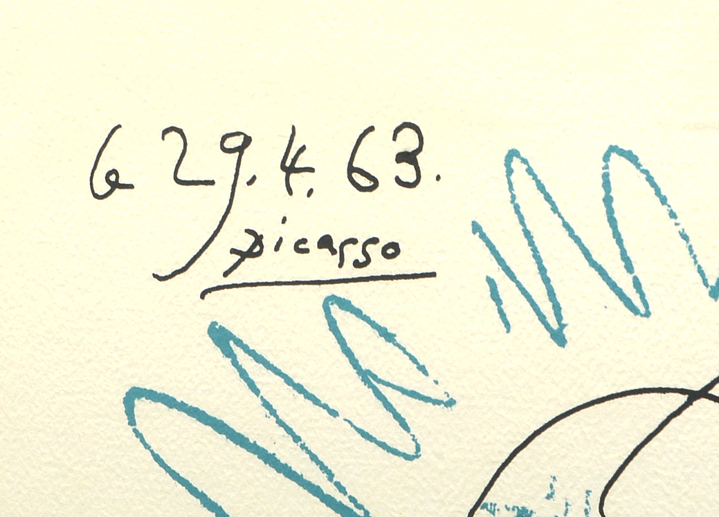 Serigraph Reproduction after Pablo Picasso 1963 Lithograph "Mother & Child"