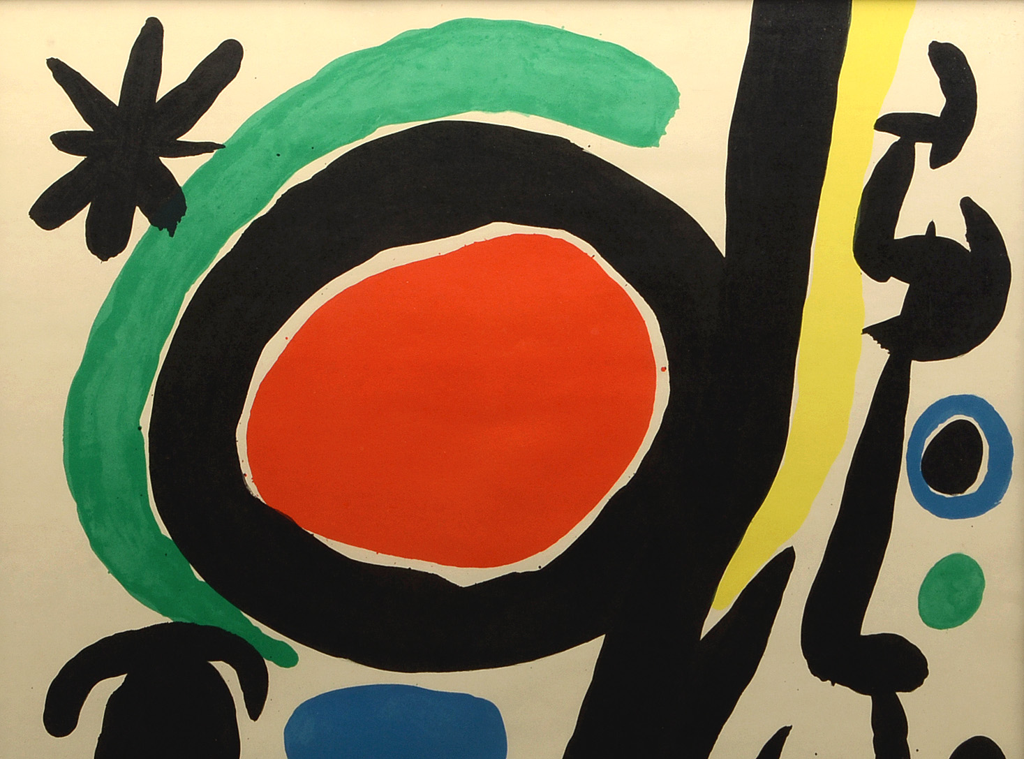 Joan Miró 1968 Color Lithograph Poster "Fondation Maeght"