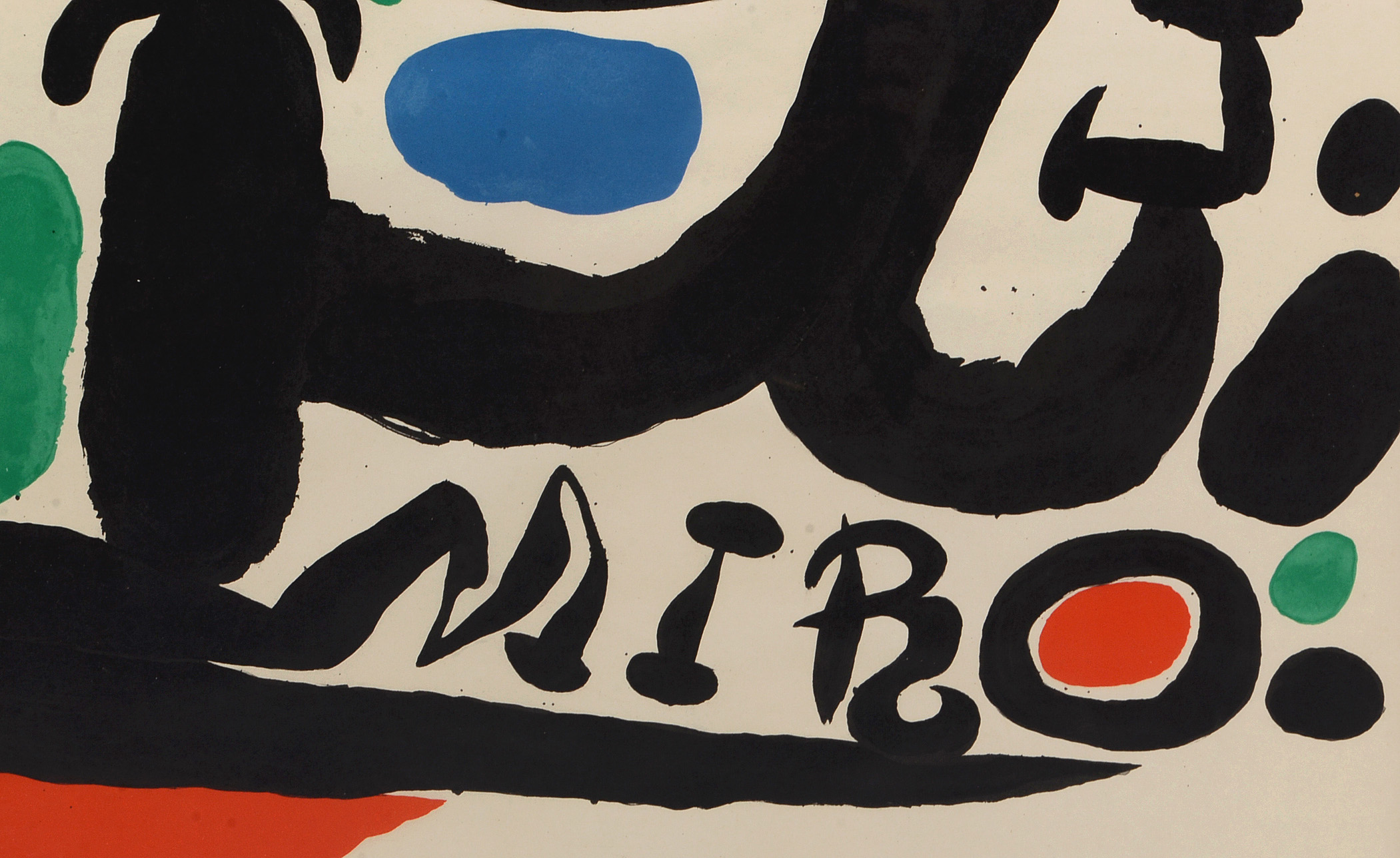 Joan Miró 1968 Color Lithograph Poster "Fondation Maeght"
