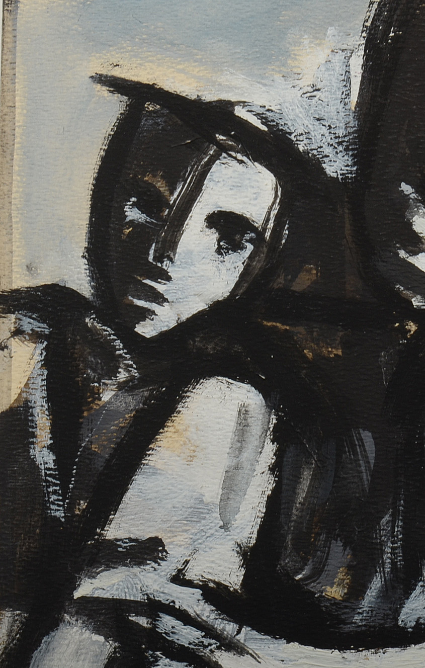 Robert Broderson Original Oil on Paper