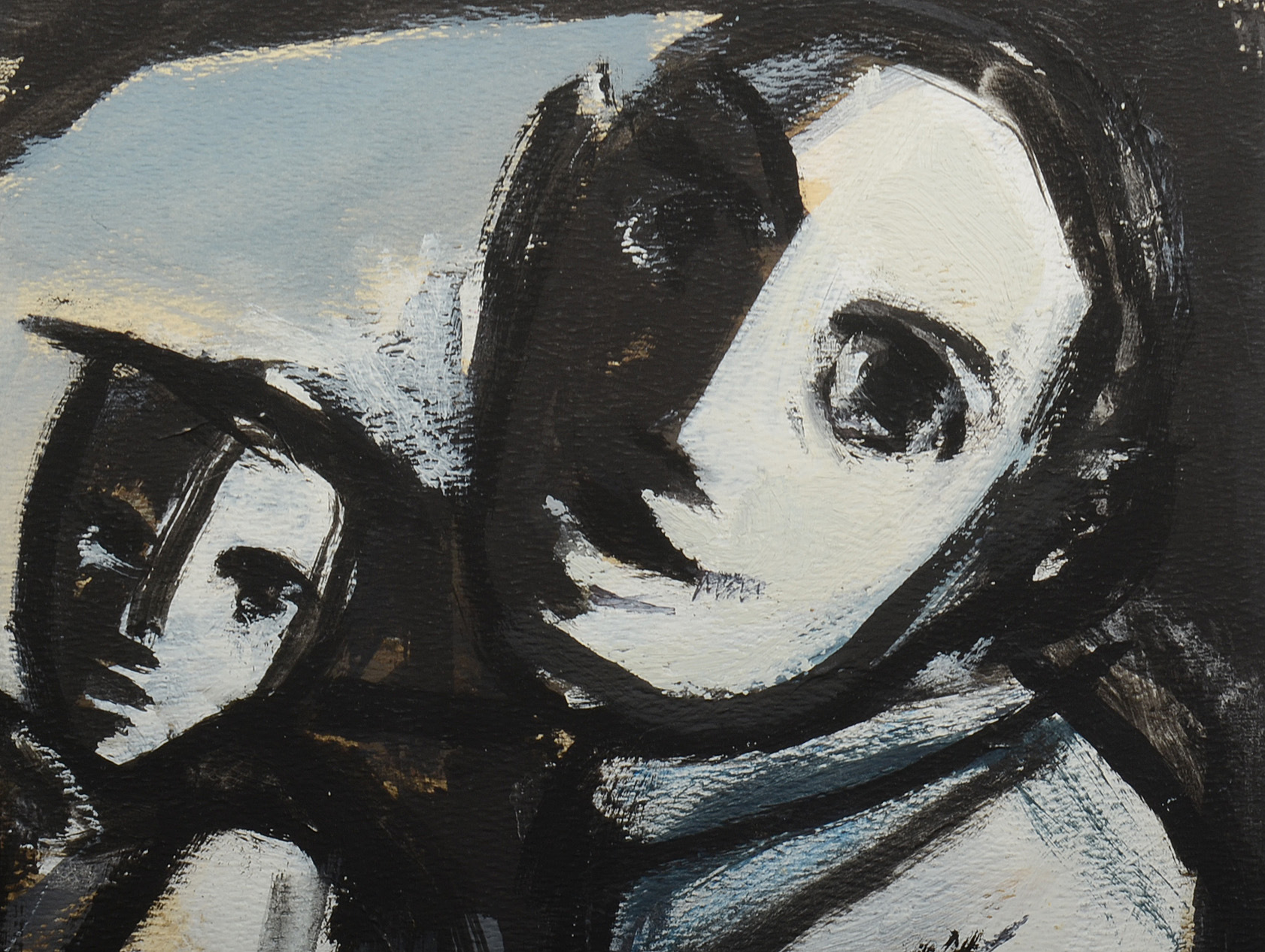 Robert Broderson Original Oil on Paper