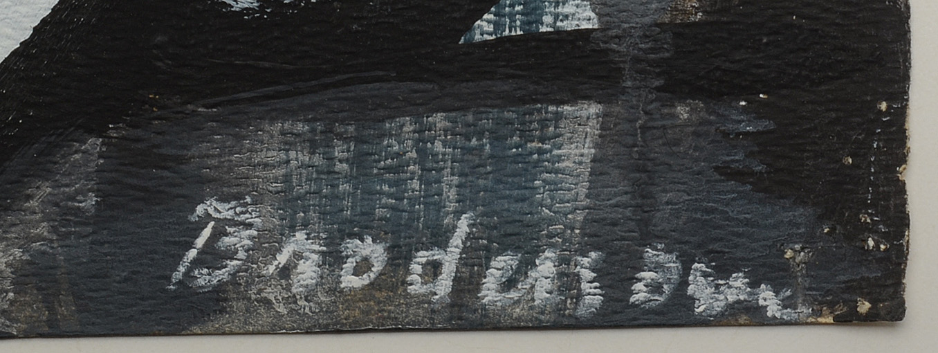 Robert Broderson Original Oil on Paper