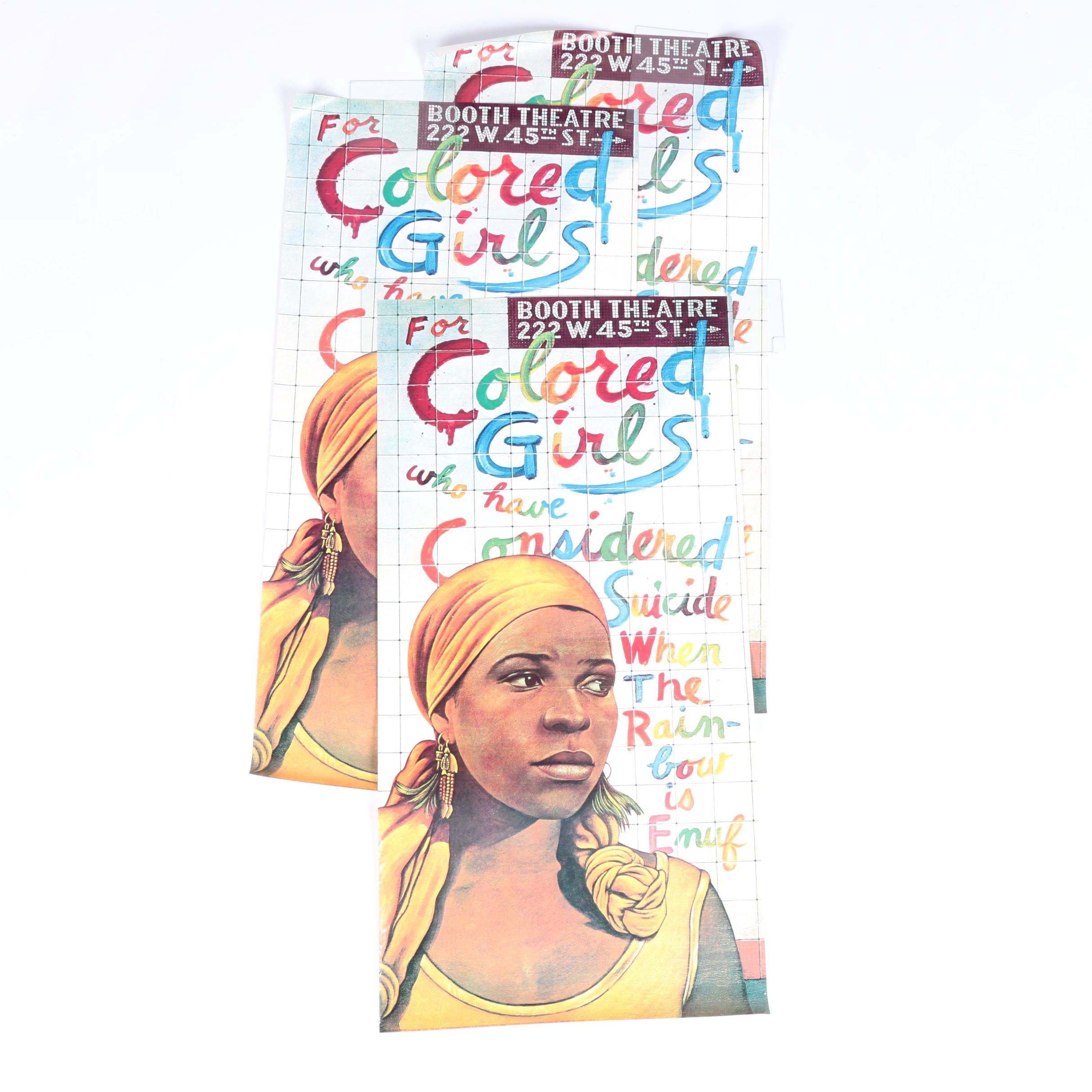 Posters "For Colored Girls Who Have Considered Suicide When the Rainbow Is Enuf"