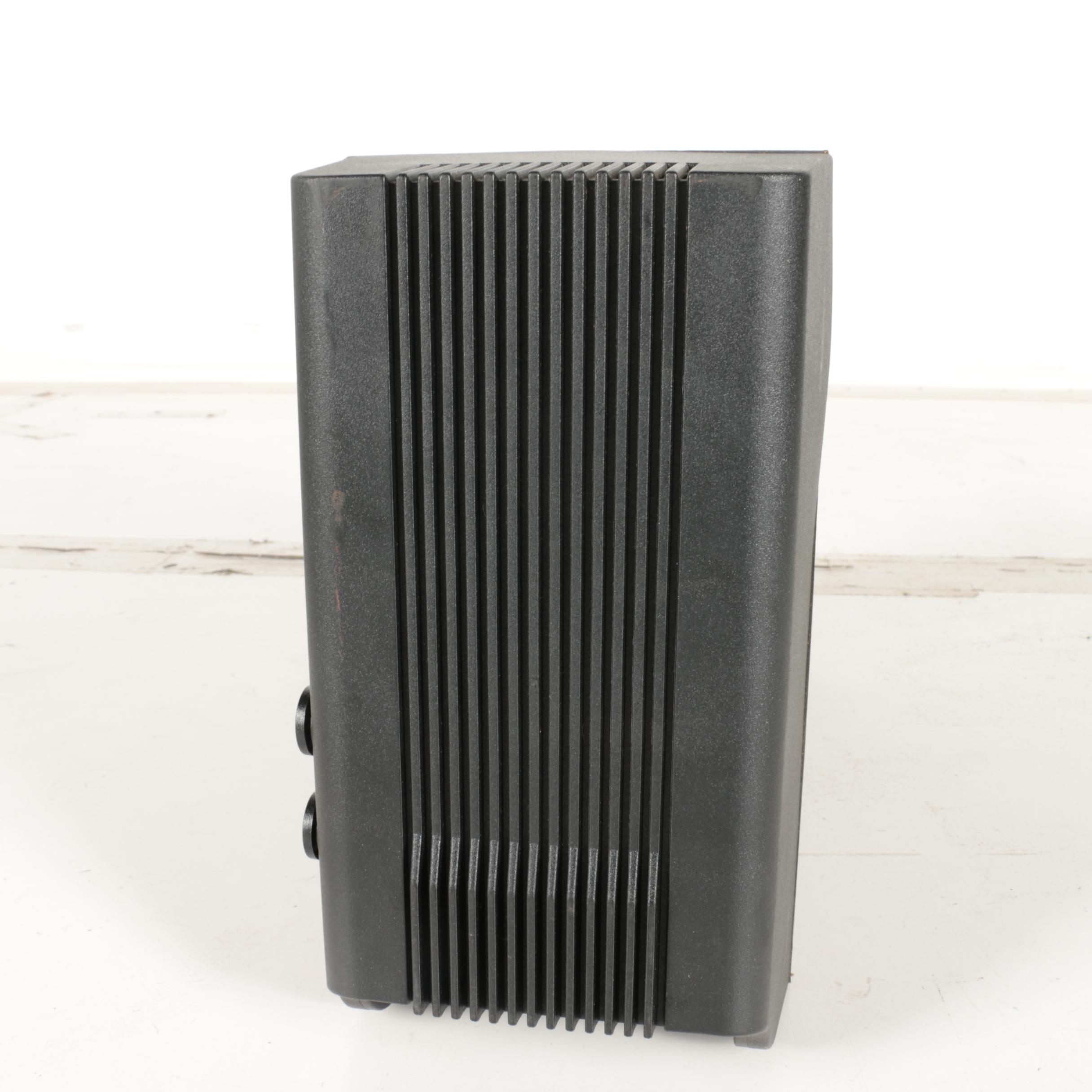 Two Black Bose Speakers