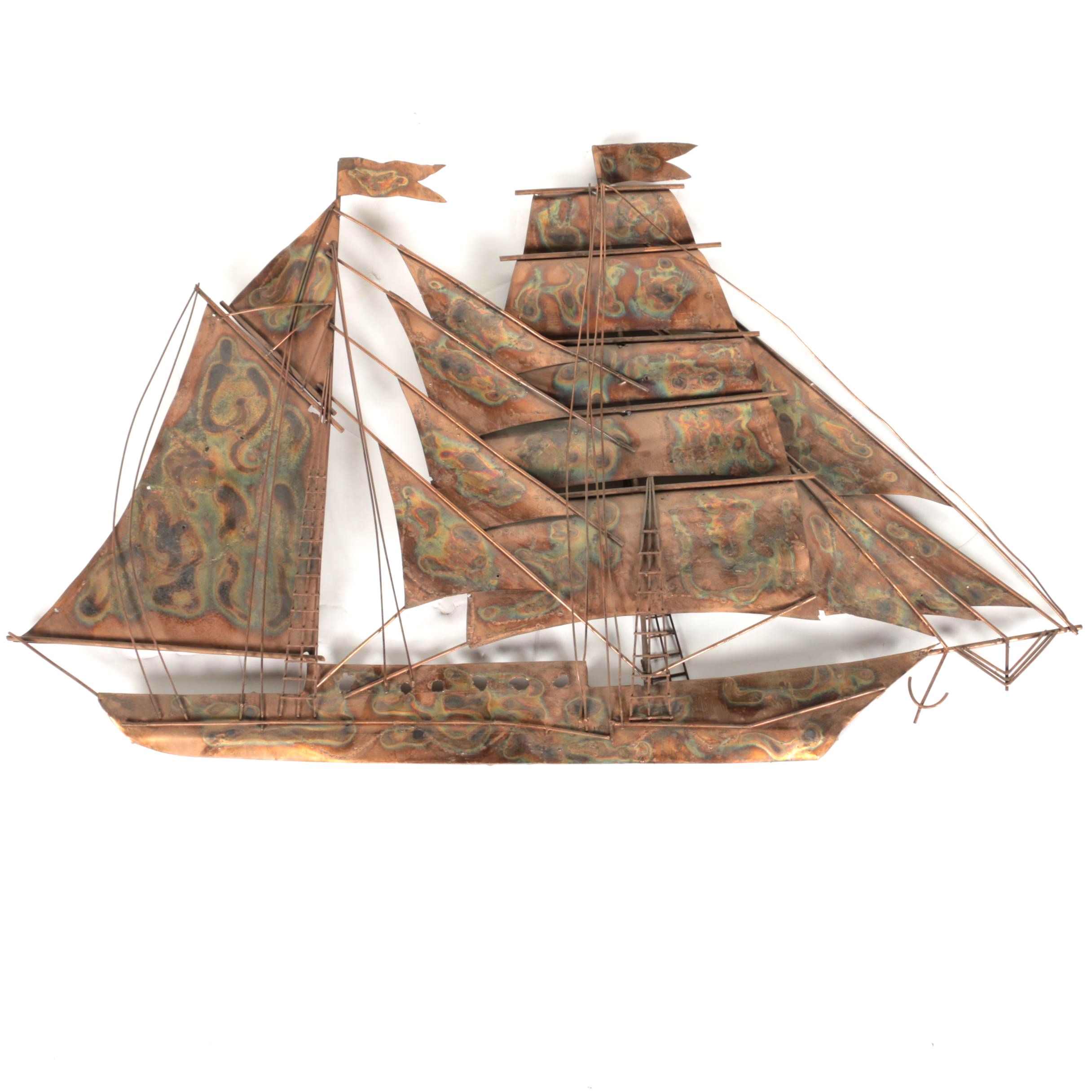 Metal Sail Boat