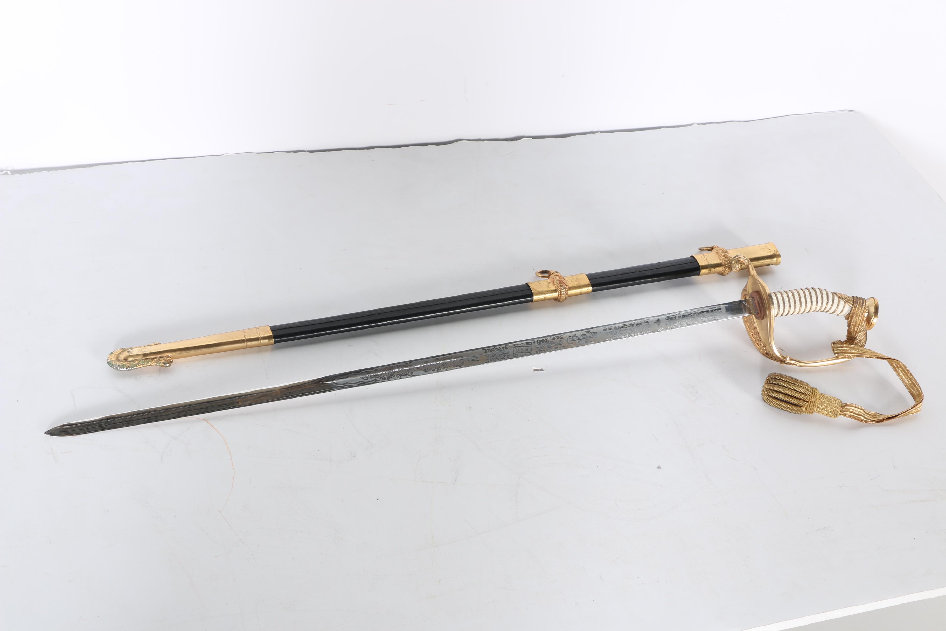 U.S. Navy Officer's Sword With Scabbard