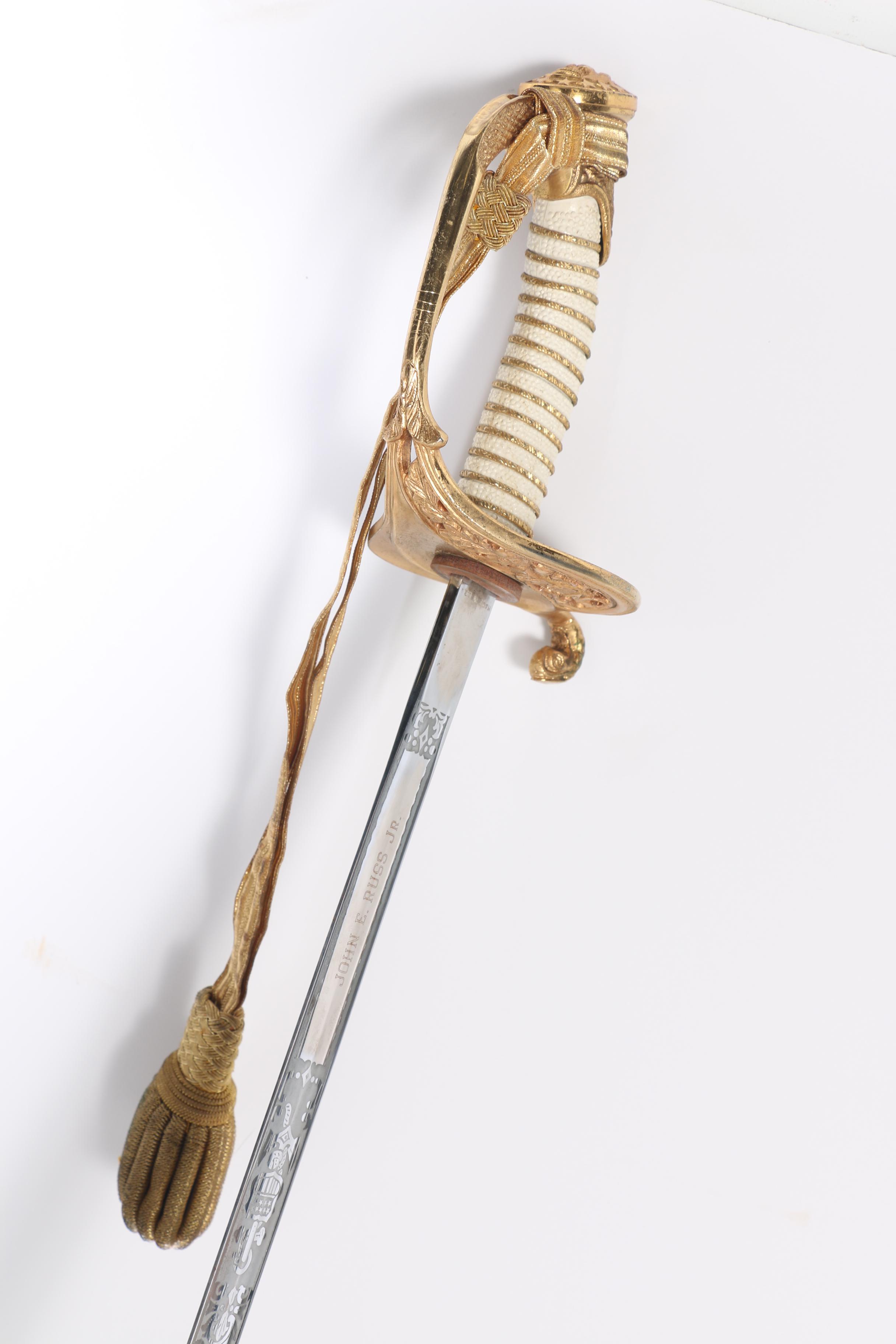 U.S. Navy Officer's Sword With Scabbard