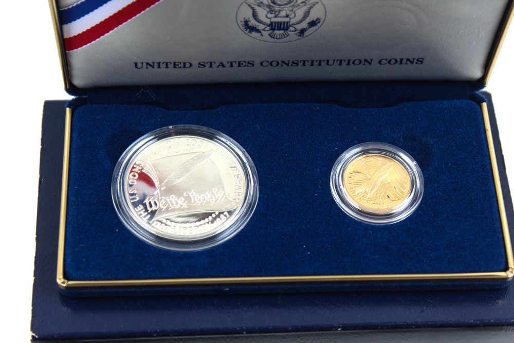 1987 United States Constitution Bicentennial Coin Set