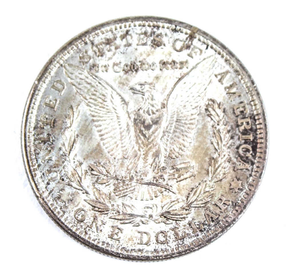 Two 1921 Morgan Silver Dollars
