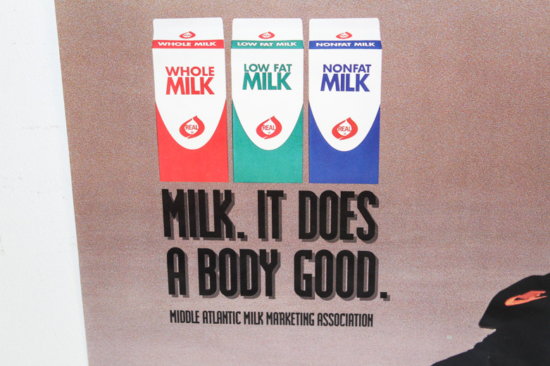 Unpublished Cal Ripken, Jr. "Drink Milk"  Life-Size Poster