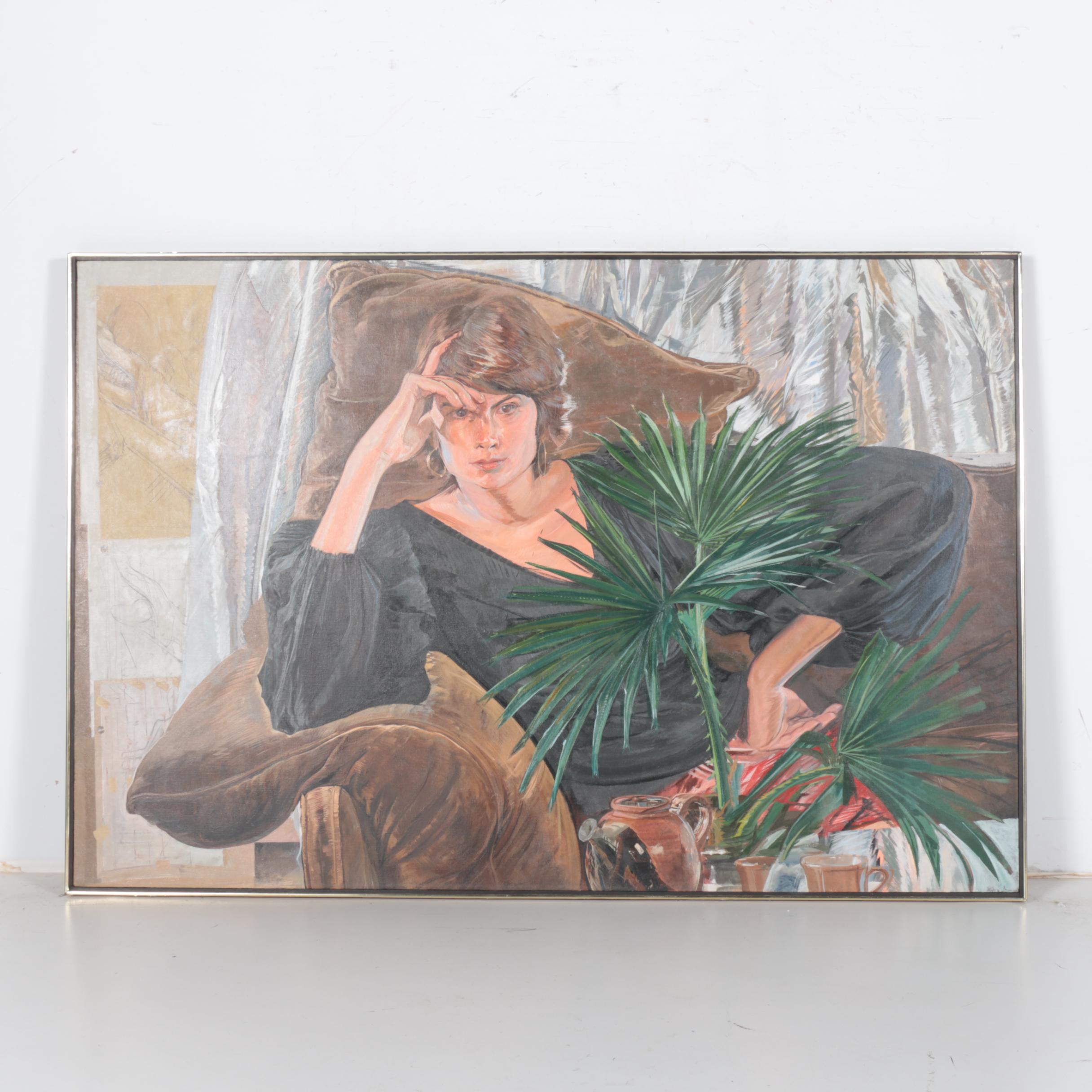 Jerome Witkin Oil Painting "The Woman I Love"