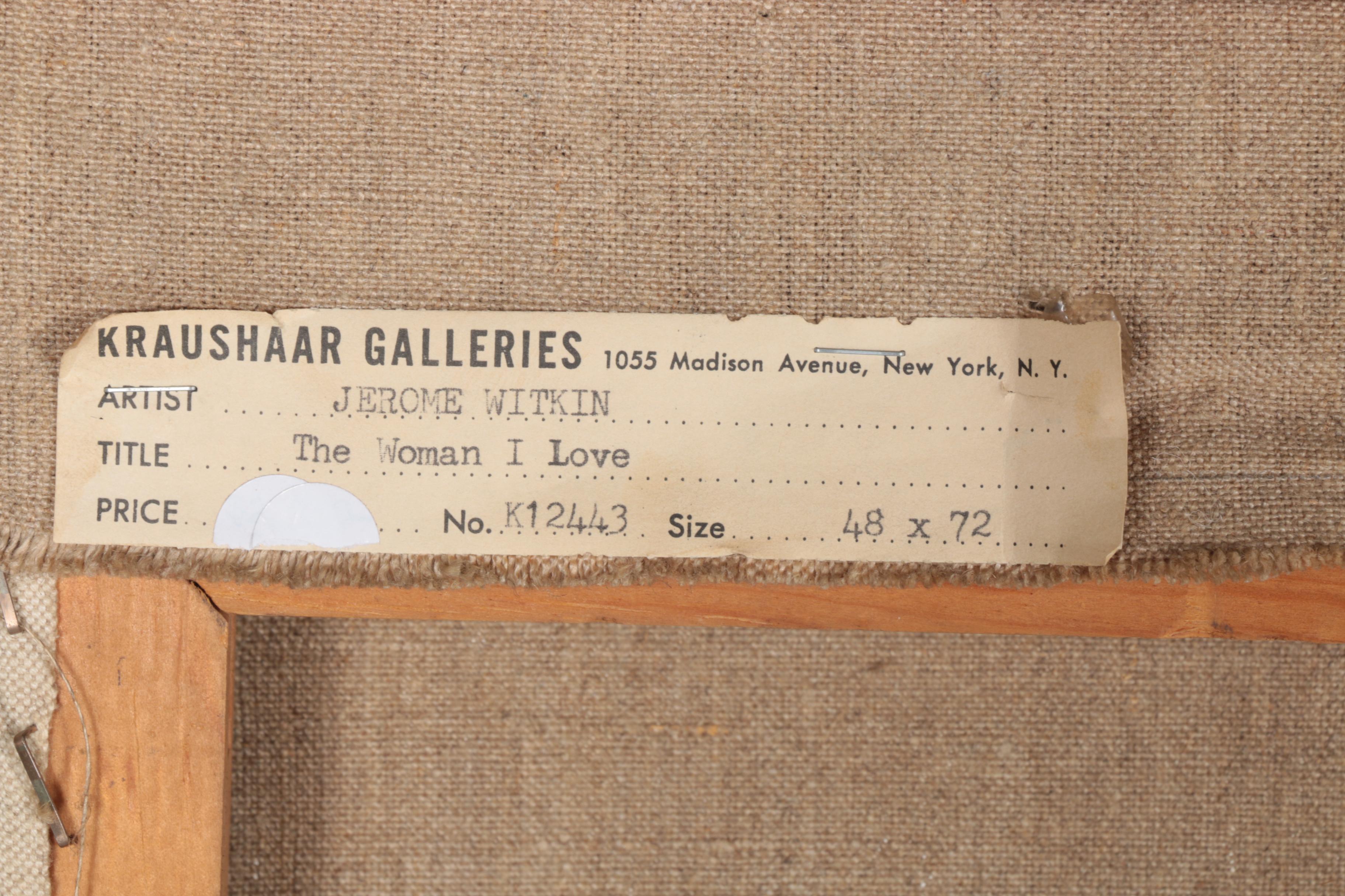 Jerome Witkin Oil Painting "The Woman I Love"