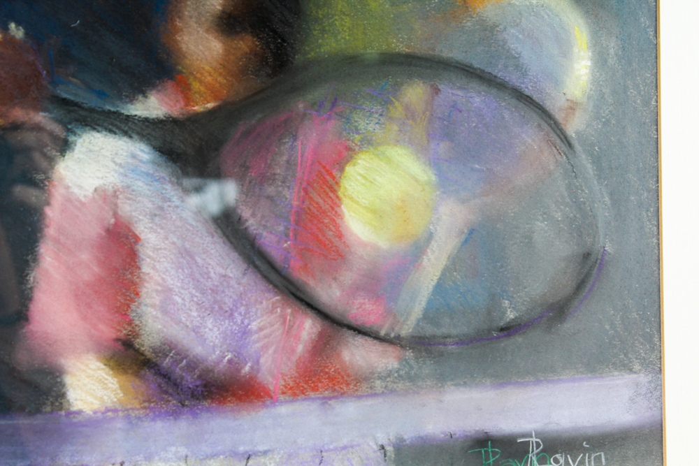 Renee Lavin Pastel Tennis Player