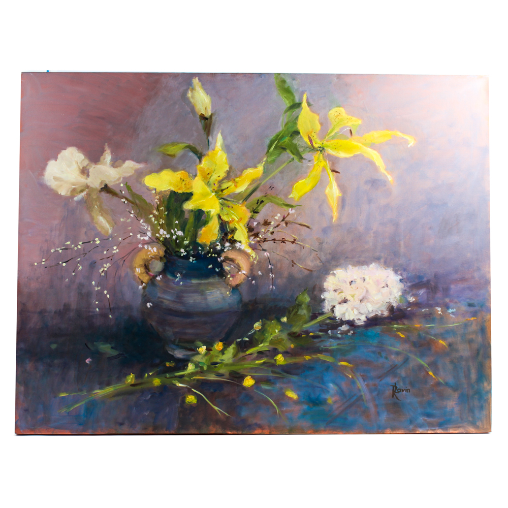 Renee Lavin Acrylic Painting on Canvas