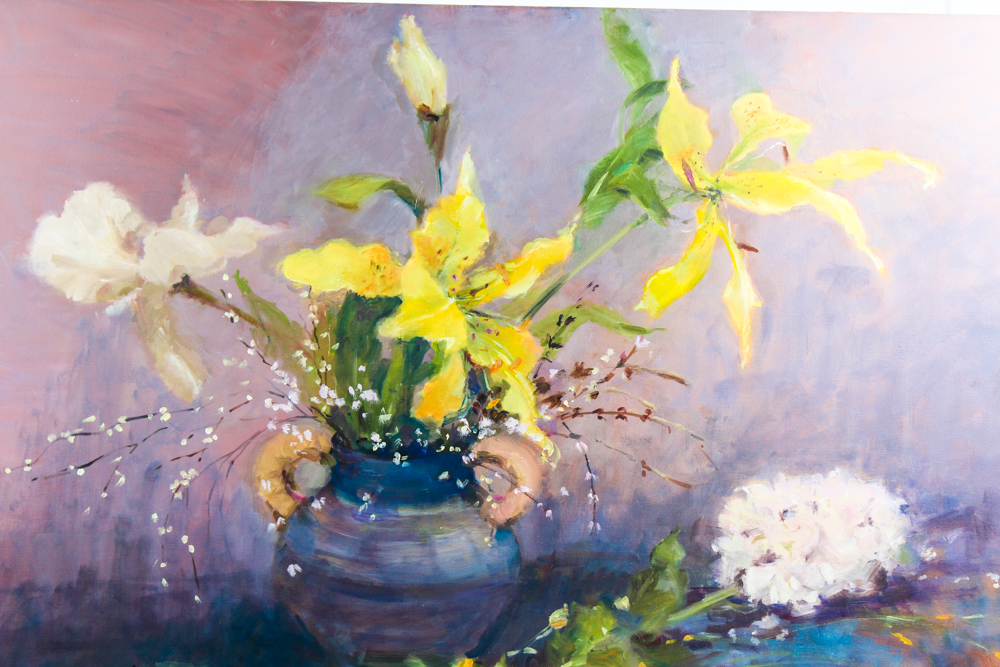 Renee Lavin Acrylic Painting on Canvas